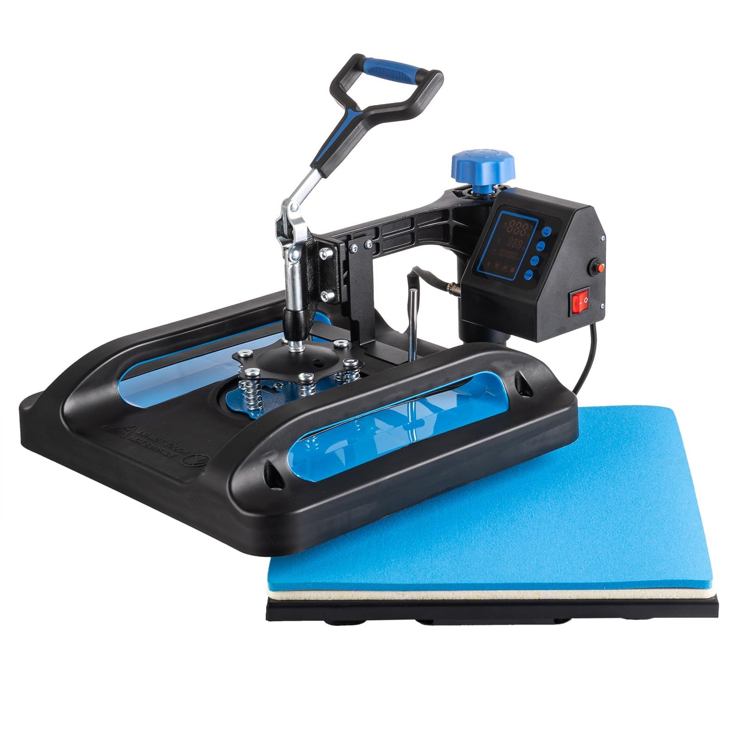 Leomru 5 in 1 Heat Press Machine, Sublimation Heat Press 12x15 inch Industrial T Shirt Pressing Machine, 360-Degree Swing Away Heat Transfer Machine Multifunction Combo for T-Shirt Mugs at Cap
