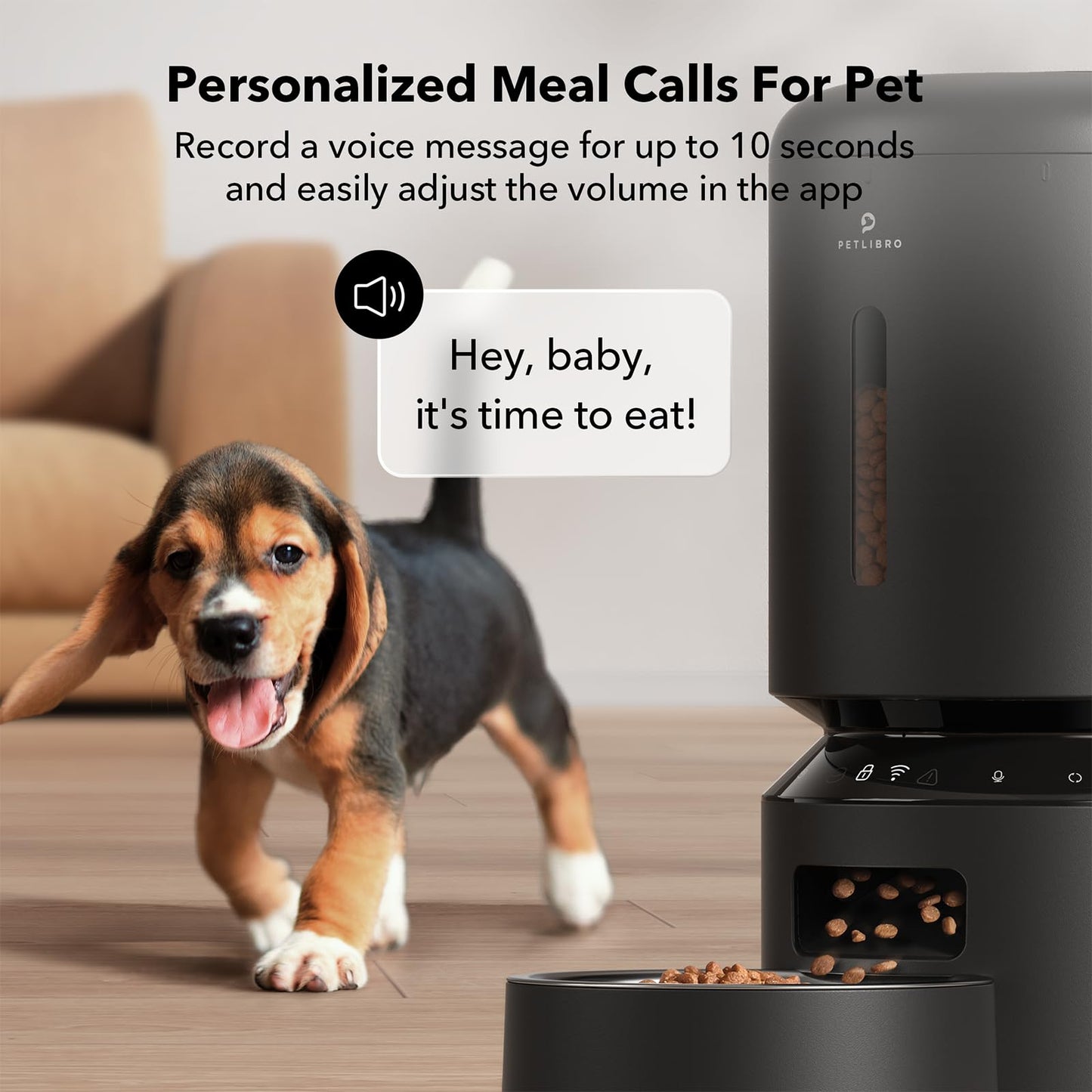 PETLIBRO Automatic Cat Feeder, 5G WiFi Automatic Dog Feeder with Freshness Preservation 5L + 6 Packs Pet Food Desiccant Bag Suitable Model PLAF001, PLAF101, PLAF005, PLAF006, PLAF103, PLAF203