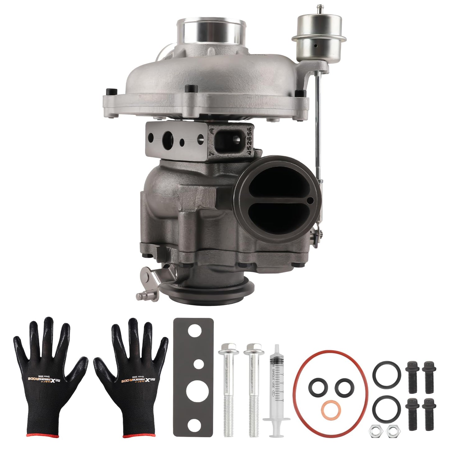 maXpeedingrods Turbo Turbocharger GTP38 for Ford Excursion 2000-2003, F250 F350 F450 F550 Super Duty 1999-2003 V8 7.3L, 1831383C92, Basic PVL Series