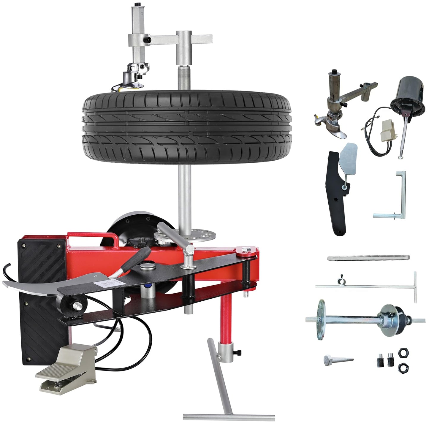 Manual Tire Changer Tire Machine Wheel Changers Machine Perfect for Outdoor & Mobile Car Repairs