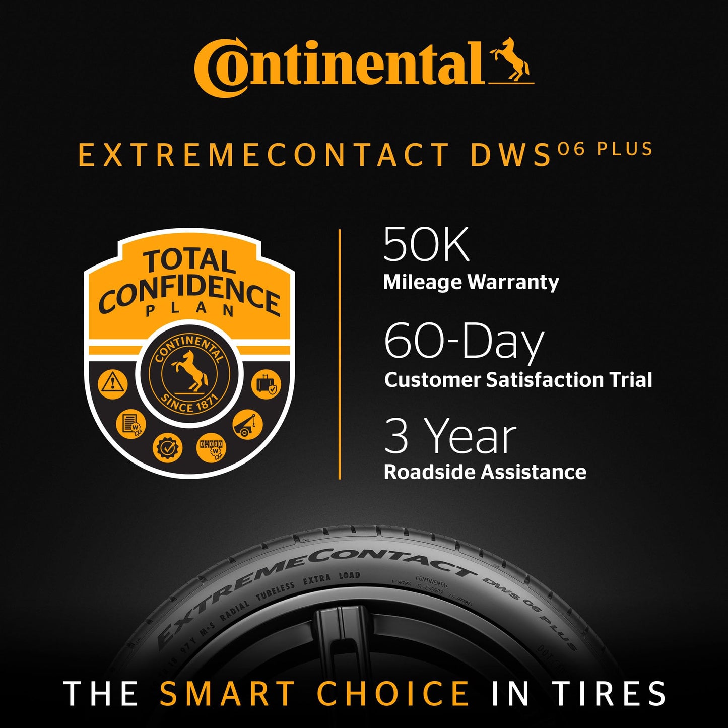 Continental ExtremeContact DWS06 PLUS UHP All Season 245/40ZR18 97Y XL Passenger Tire