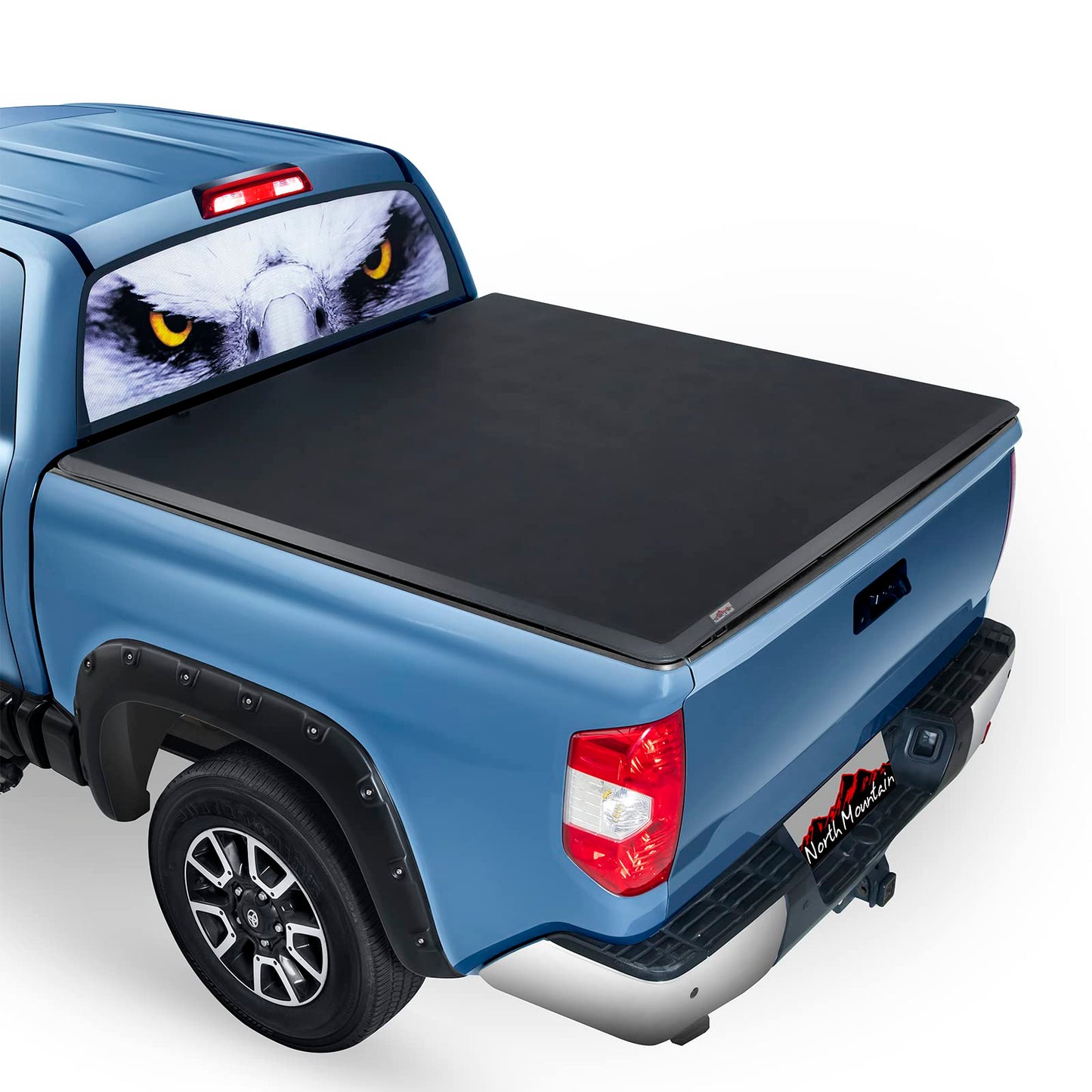 North Mountain Soft Roll Up Tonneau Cover for 2024-2025 Toyota Tacoma 5ft Bed, Compatible with 5ft 2024 2025 Toyota Tacoma Fleetside/Styleside Bed(61"), not for Flareside/Stepside Bed