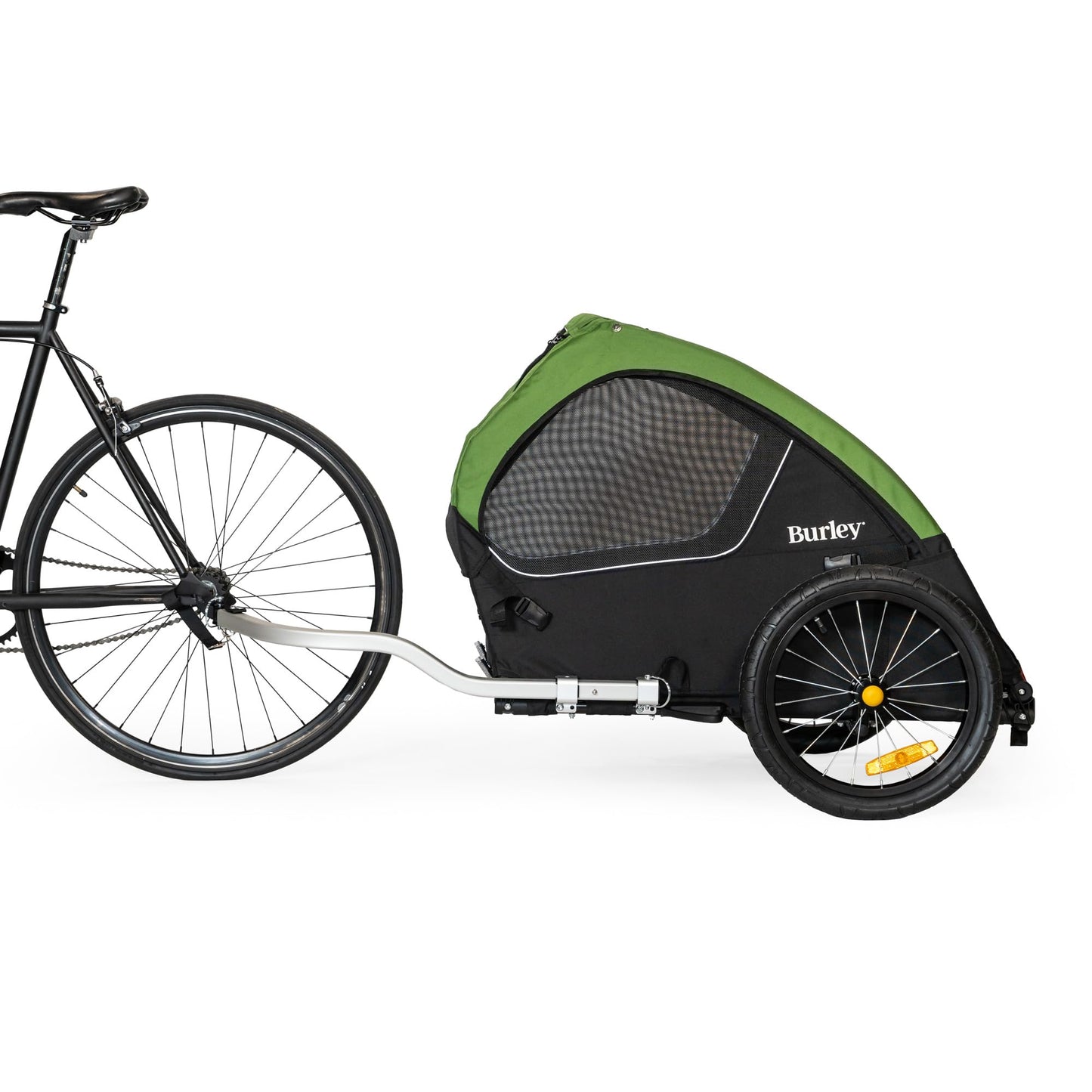 Burley Tail Wagon | Lightweight Dog Bike Trailer with Mesh Windows, Removable Floor & Low-Clearance Entry