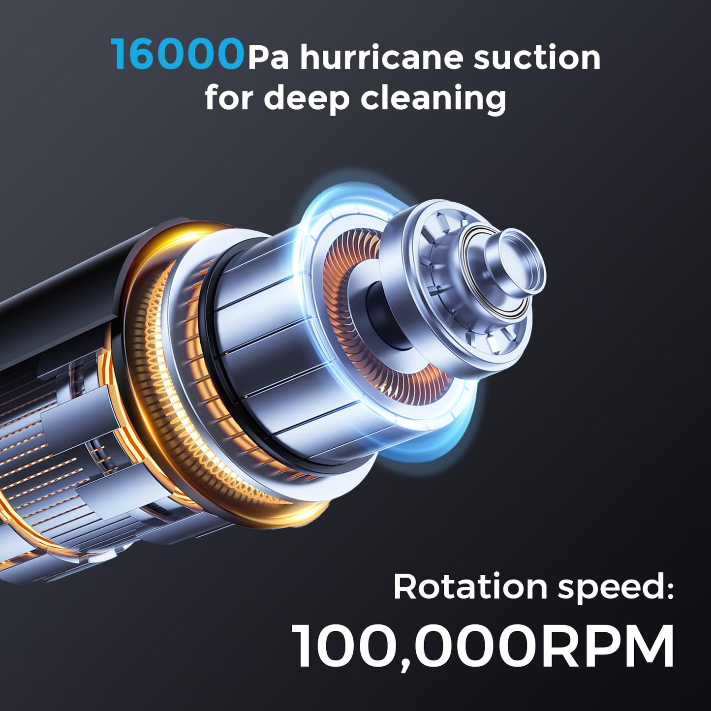 EPROEON Cordless Car Vacuum, 4-in-1 Portable Mini Handheld Vacuum, 20000pa Suction Power, Upgraded Smart Display, 2 Suction Modes for Lightweight Air Dust Buster for Travel, Office, Home & Pet Hair