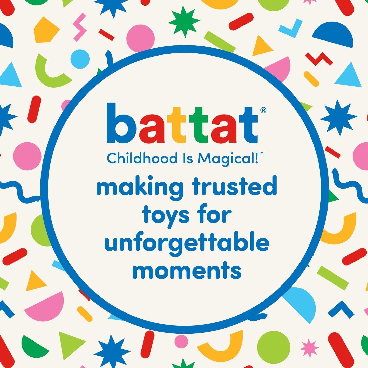 Battat – Interactive Steering Wheel – Portable Car Toy – Kids Games & Songs – Toddler Road Trip – 2+ Years – Geared to Steer
