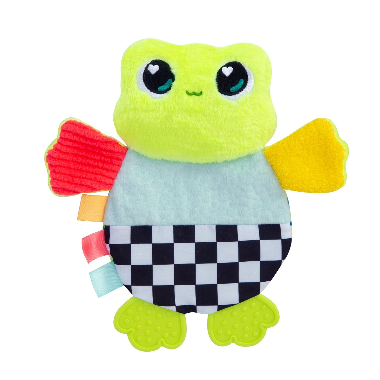 Lamaze Crinklies - Finlee the Frog Crinkle Toy - High Contrast Baby Toys for Sensory Development - Baby Gifts with Fun Textures and Patterns - Ages 0 Months and Up