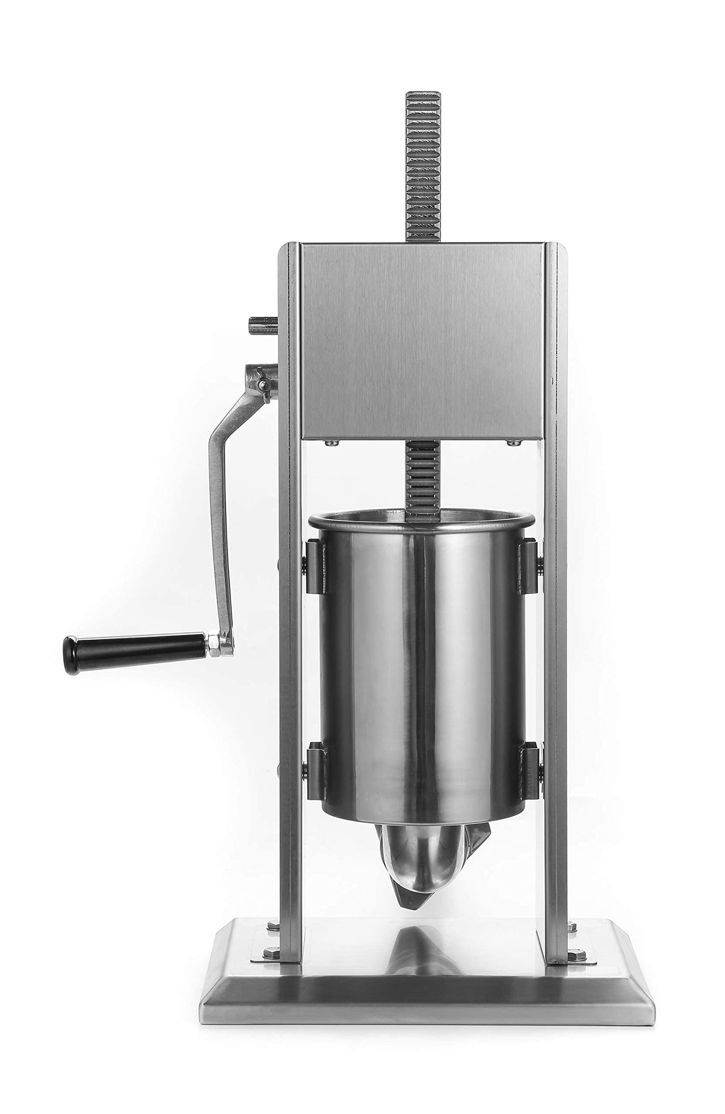 Stainless Steel Vertical Sausage Stuffer,Sausage Stuffer Machine,Sliver,Dual Speed, Easy Clean Up Sausage Maker (7Lb/3L),Deer Processing Equipment,Maquina Para Hacer Churros