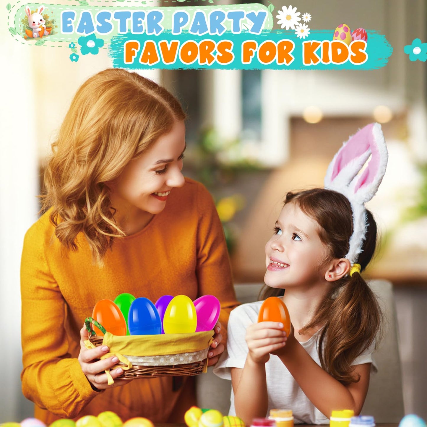 CPSYUB Easter Basket Stuffers Toys for Kids: Easter Parachute Toys for Kids - Easter Egg Fillers Ideas Gifts Outdoor Games for 4 6 8 10 12 Year Old Boys Girls (6 Pack)