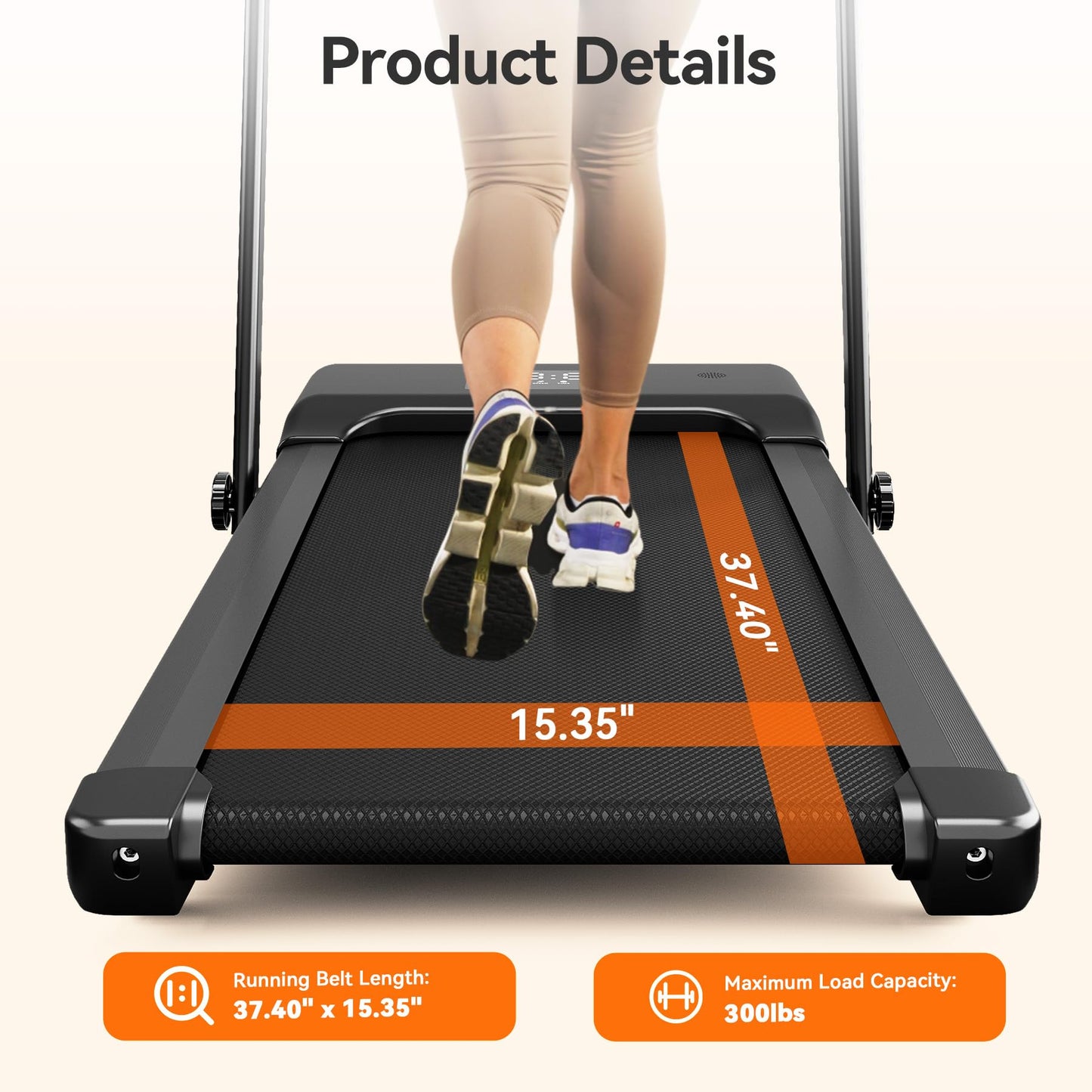 Lacuffy Walking Pad Treadmill with Handle,9% Manual Incline 3-in-1 Folding Treadmills for Home Small Space,3.0HP Quiet Under Desk Treadmill with Remote & APP Control,300LB Capacity LED Display