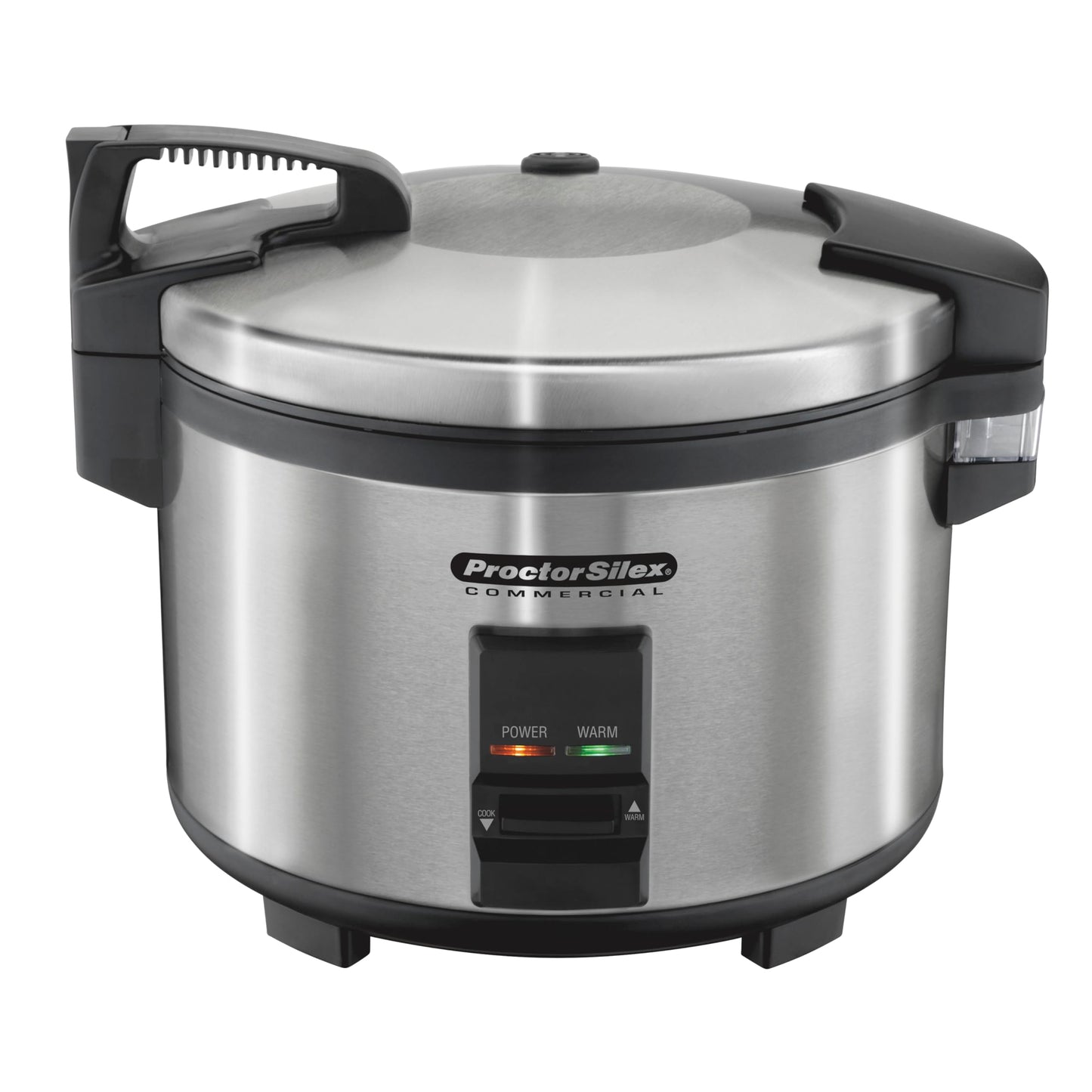 Proctor Silex Commercial 37540 Rice Cooker/Warmer, 40 Cups Cooked Rice Capacity, Nonstick Inner Pot, Hinged Lid, Stainless Steel Housing, Conforms to NSF