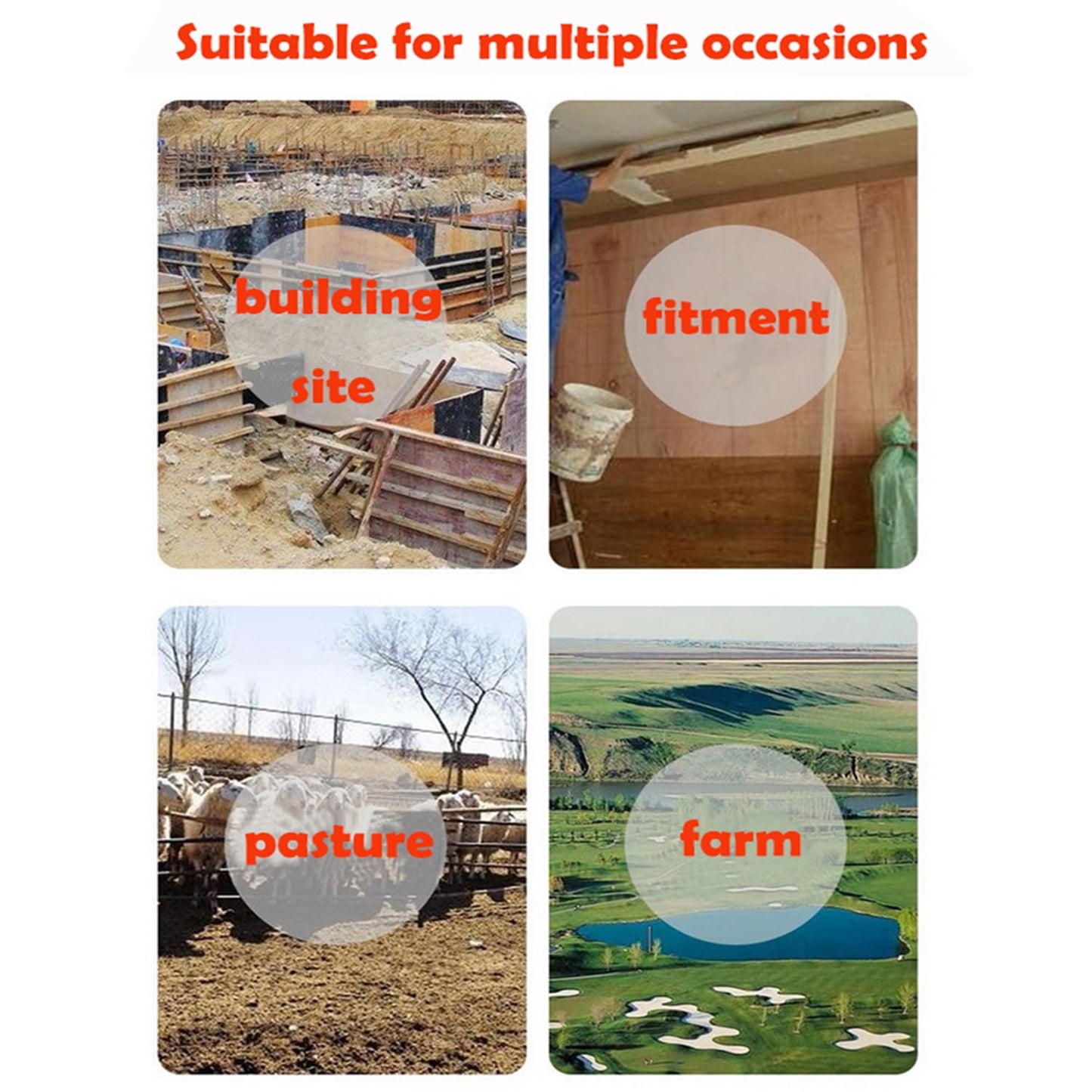 HayWHNKN 5.3 Cu.Ft Electric Concrete Mixer 4 Steel Blades Cement Mixer Pure Copper Motor Portable Wheels for Construction Home Renovation Farm