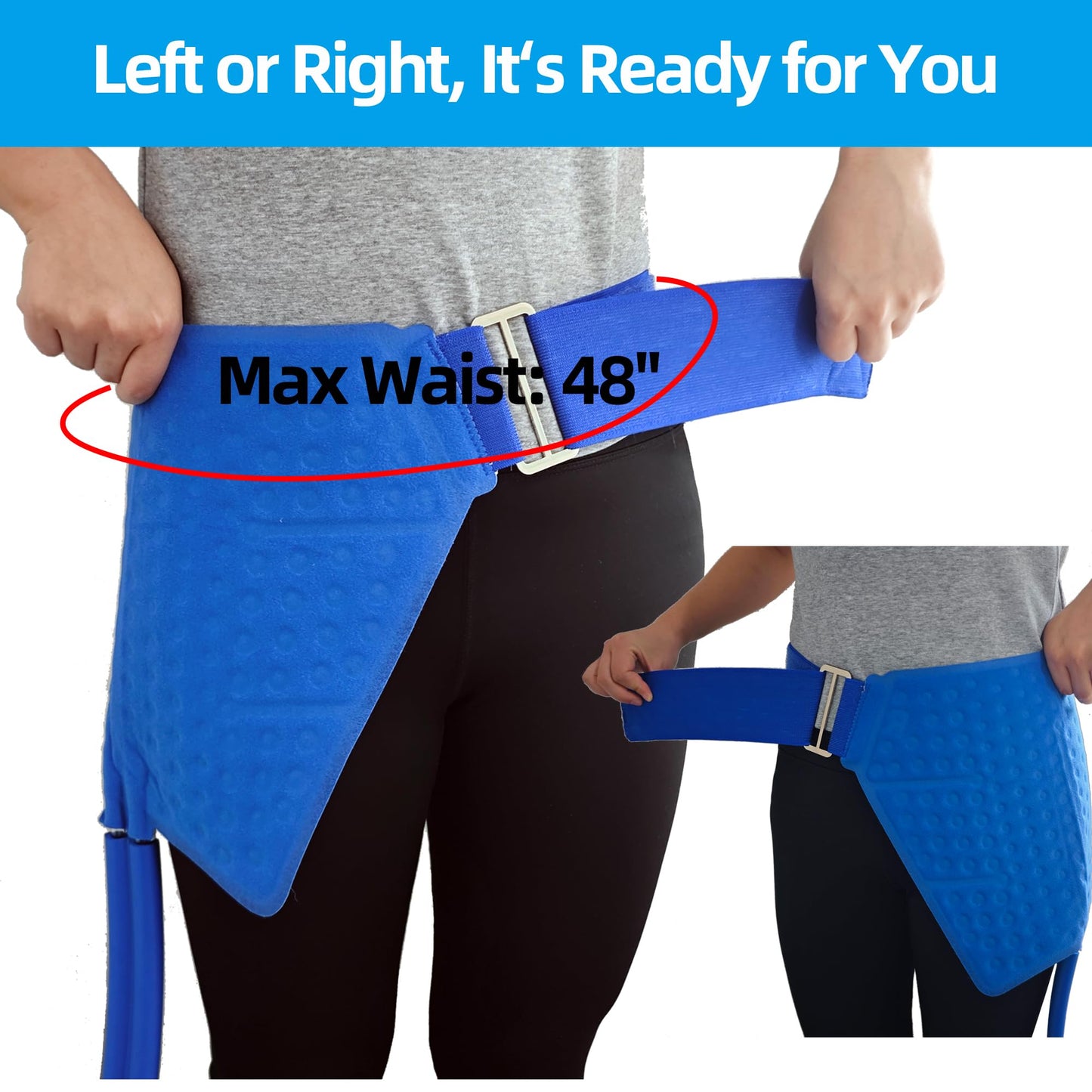Cold Therapy Machine for Hip—Ice Machine for Hip After Surgery with Programmable Timer, Reduce Swelling After Hip Replacement, Fracture, or Trochanteric Pain, Cryotherapy Pain Relief, Compression Pad