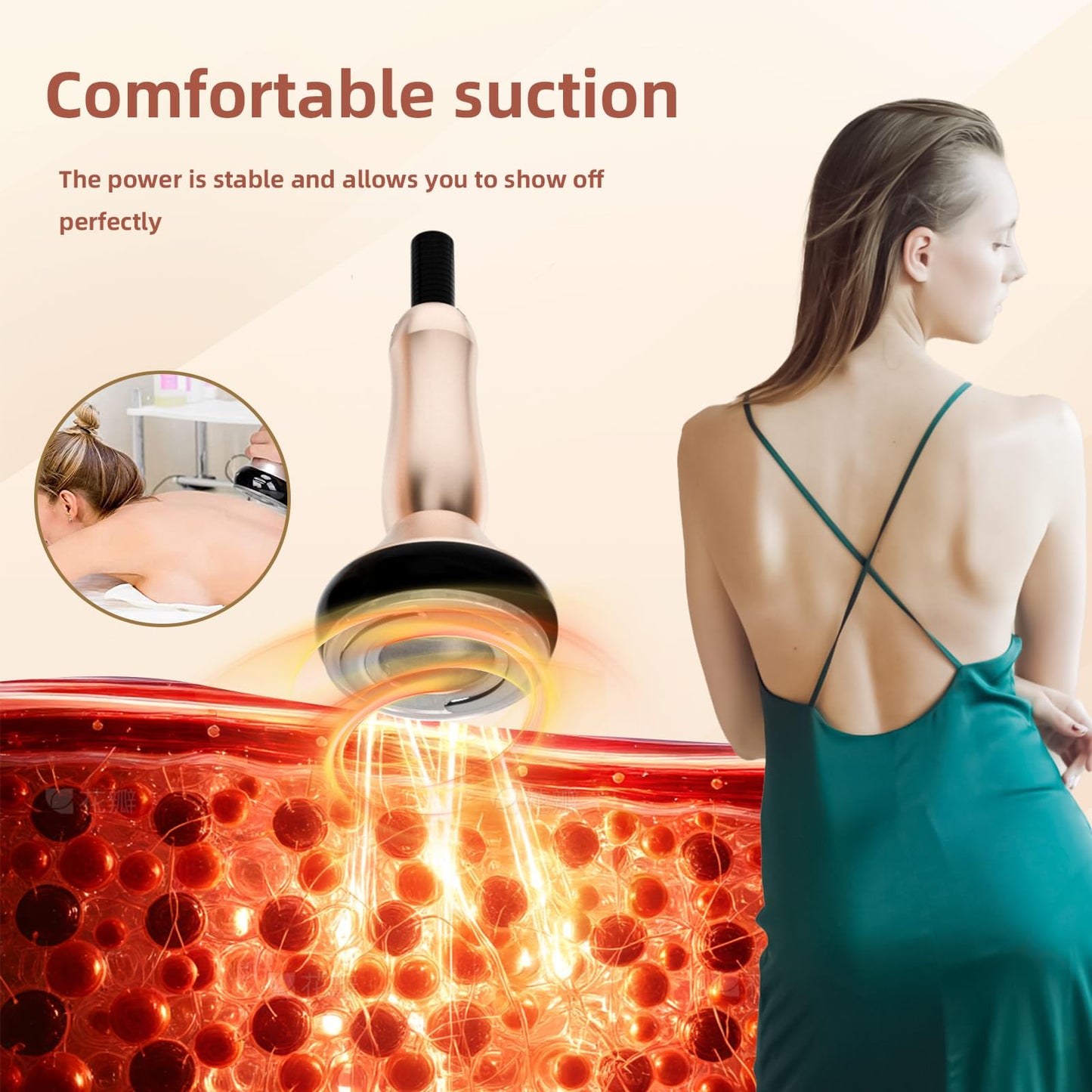 Body Massager Multifunction Cellulite Massage Temporary Reduction Cellulite for Whole Body Ideal Gift for Men and Women