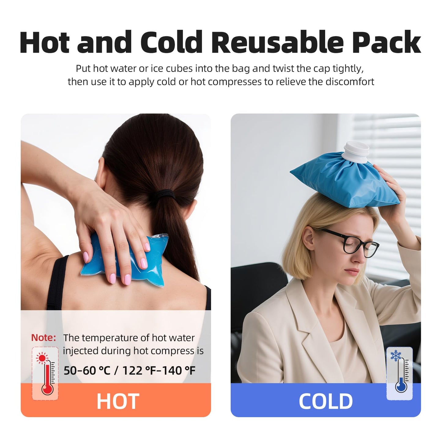 Farnuvo Cold Therapy Machine for Knee Replacement - Portable Ice Machine with Timer, 12Hrs Cooling, 3 Speeds for Pain Relief (Blue)- Ice Therapy Knee/Joints/Ankle/Muscle/Shoulder