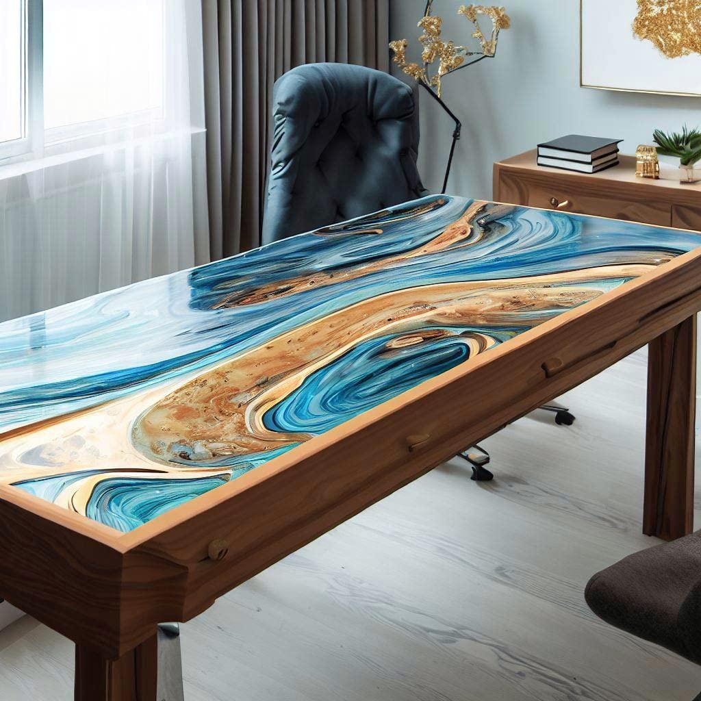 Boss Premium® Large No Seal HDPE Epoxy Table Mold, 48 x 24 Inch, Reusable Resin Table Molds River Table Mold Casting - Designed in USA