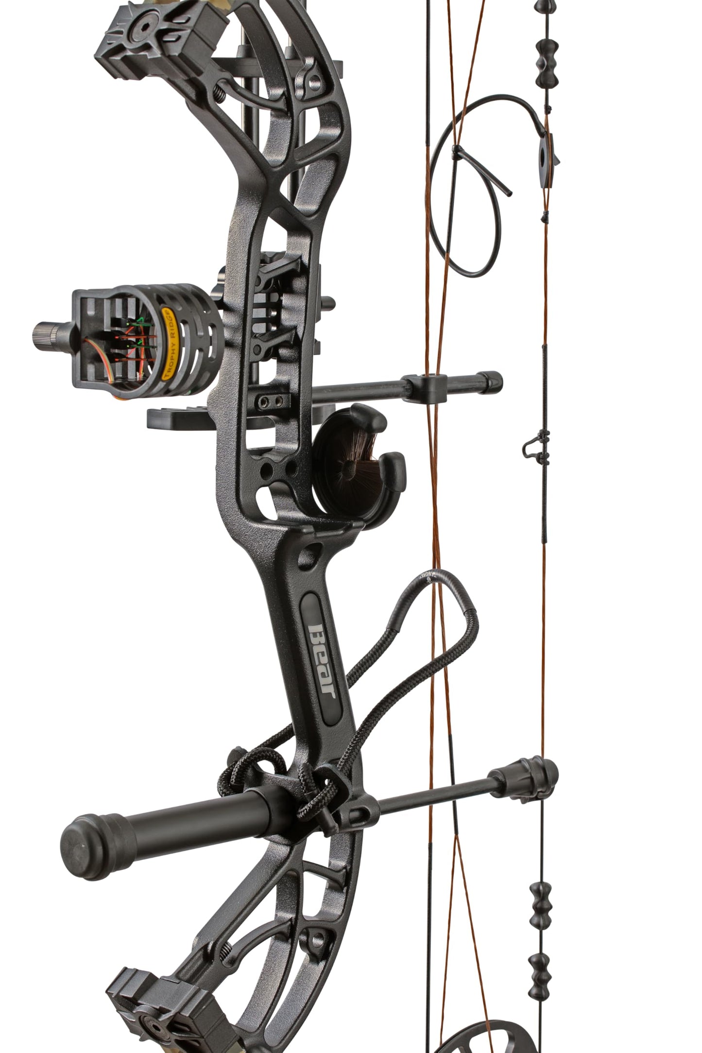 Bear Cruzer G4 Ready to Hunt Compound Archery Bow, 70lb. Draw Weight, Right Hand, Black/Fred Bear