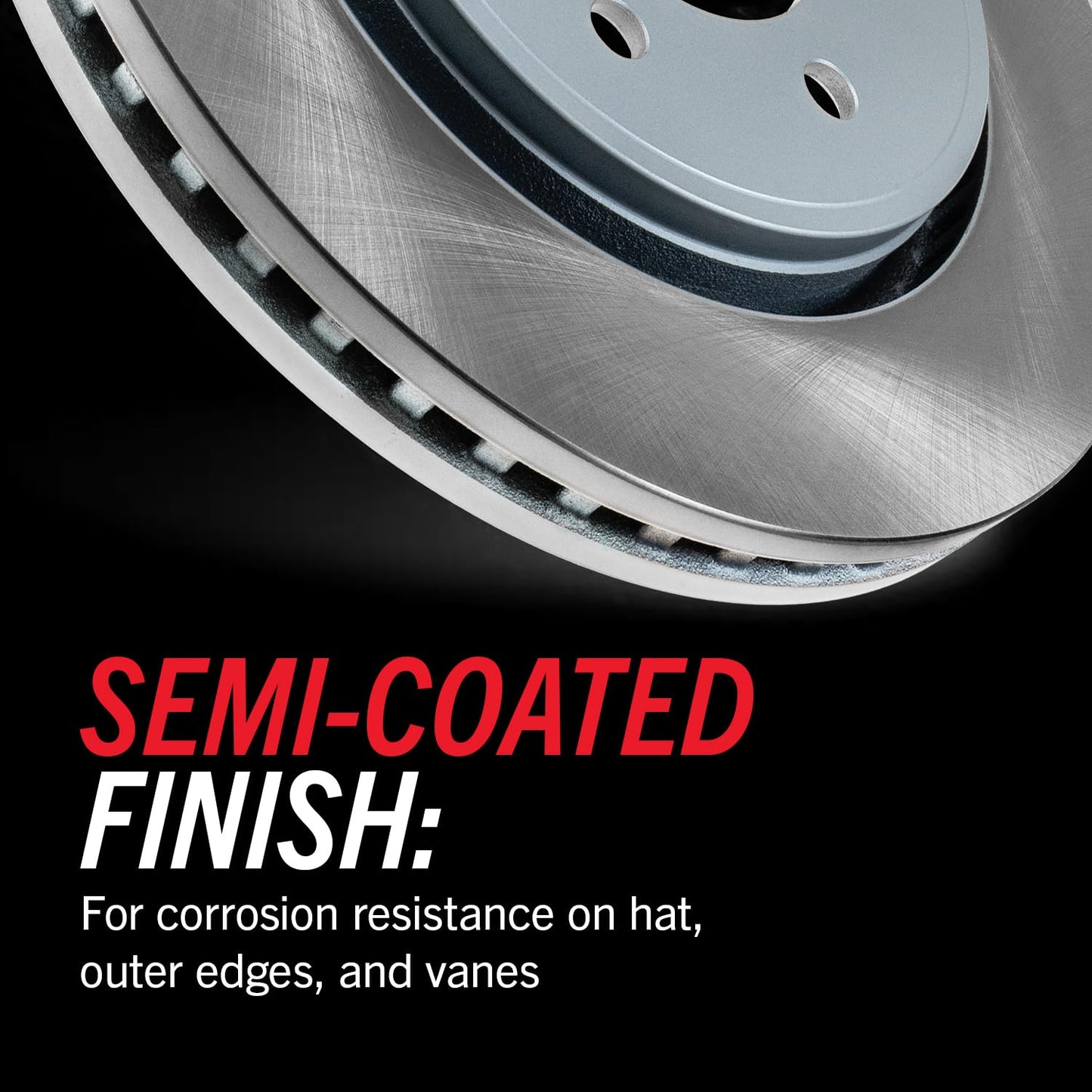 PowerStop Front and Rear Brake Kit For Ram 1500 2019-25 - Ceramic Brake Pads + Semi Coated Rotors Replacement, SC8182