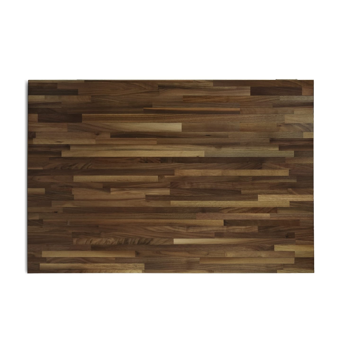 CONSDAN Butcher Block Counter Top, Walnut Solid Hardwood Countertop, Wood Slabs for Kitchen, Reversible, Both Side Polished, Prefinished with Food-safe Oil, 1.5" Thickness, 84"x25"