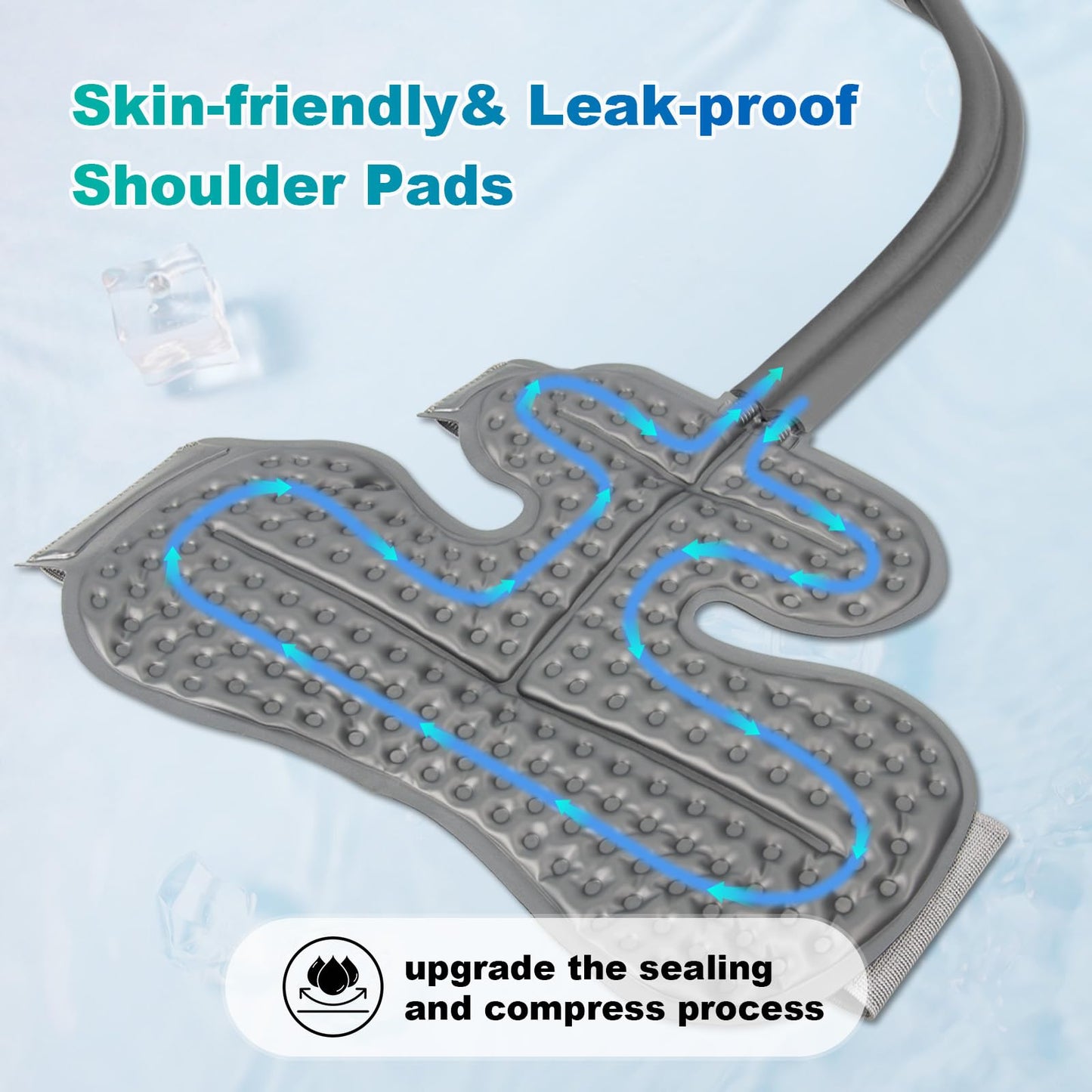 Ice Machine for Shoulder After Surgery Recovery, Timer Control Cold Therapy Machine, Universal Cryotherapy System Ice Therapy Machine with Leak-Proof Design for Post-Surgery Care Injury Relief