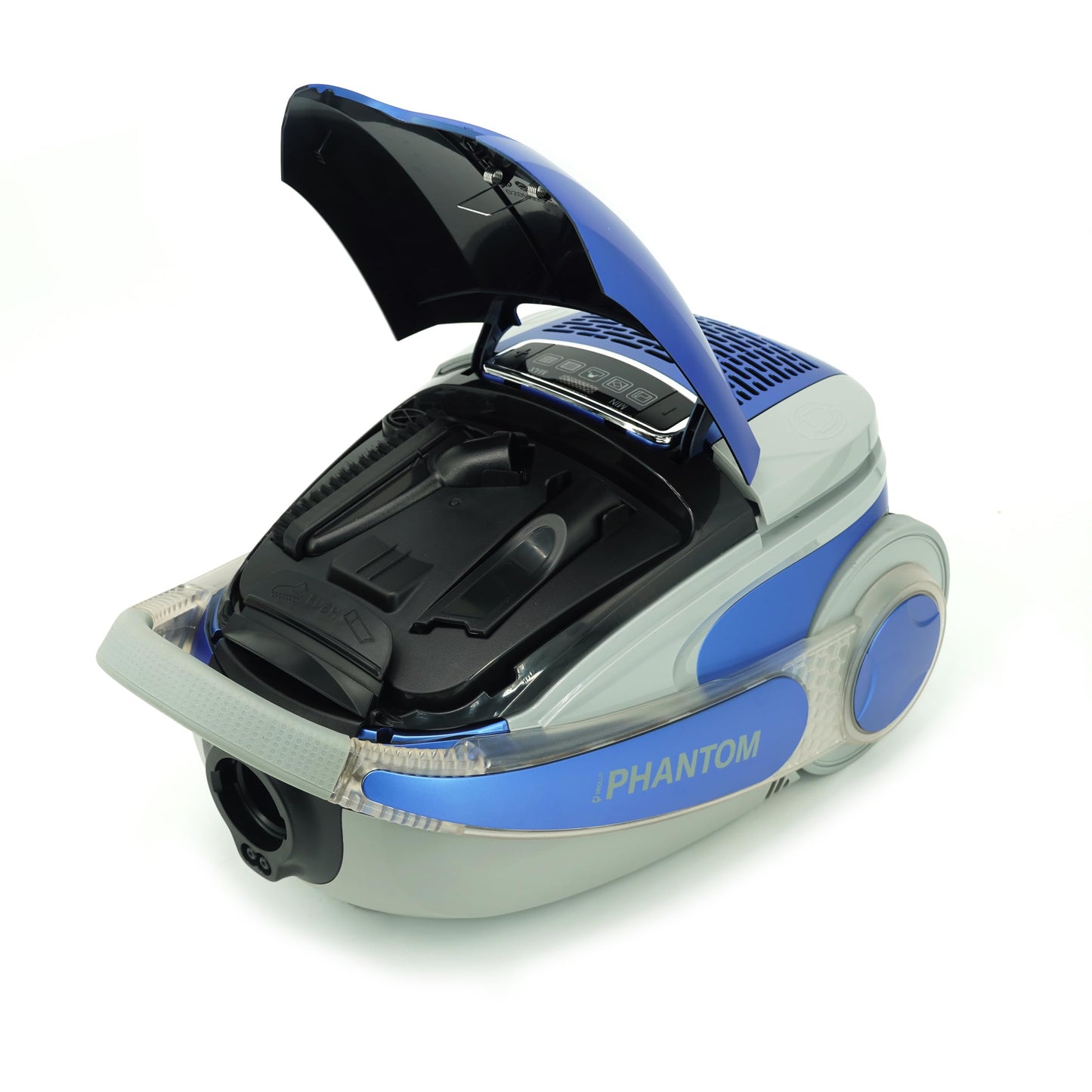 Prolux Phantom Canister Vacuum Cleaner with North American Prolux Power Nozzle, Lightweight, Powerful, H12 HEPA Filter Easy Suction Adjustment, Perfect for Quick and Efficient Cleaning