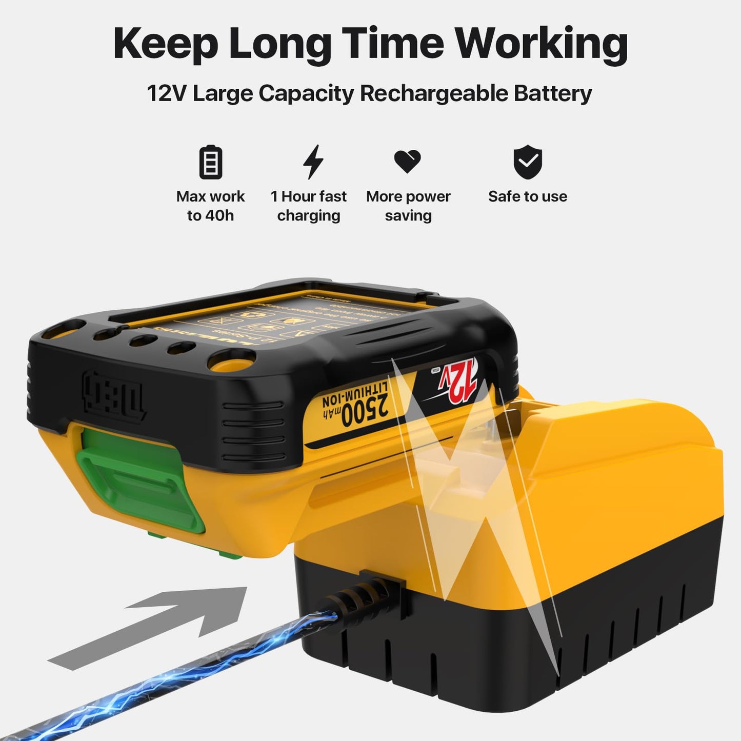 Laser Level 360 Self Leveling with Tripod,DEGLASERS 4x360 Green Laser Level with 12V Rechargeable Battery(40 Hrs),Remote Control, Magnetic Rotating Stand,Hard Carry Case for Construction