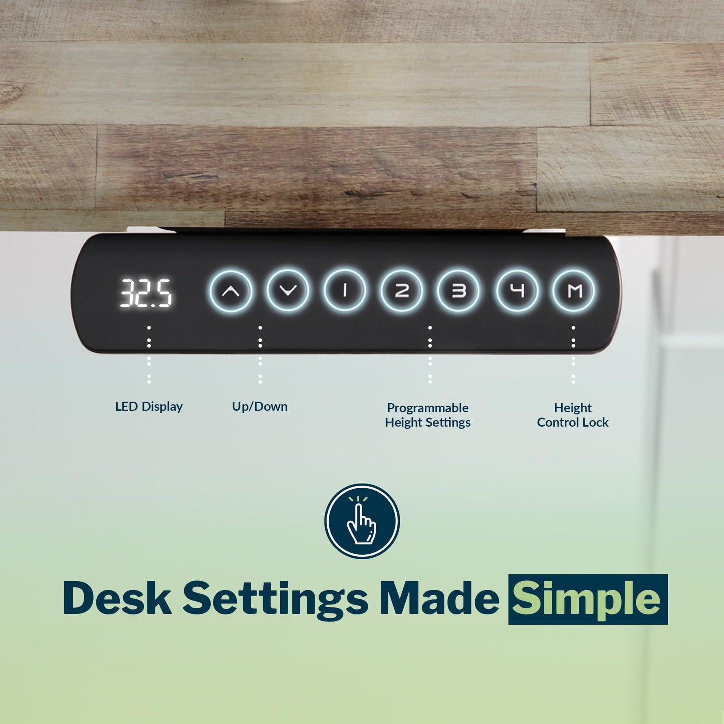 Vari ComfortEdge 80x60 L-Shape Electric Standing Desk – Height Adjustable Sit-Stand VariDesk for Corner Office with Reversible Left/Right Design + Reclaimed Wood/Slate Legs (Ships in 3 Boxes)