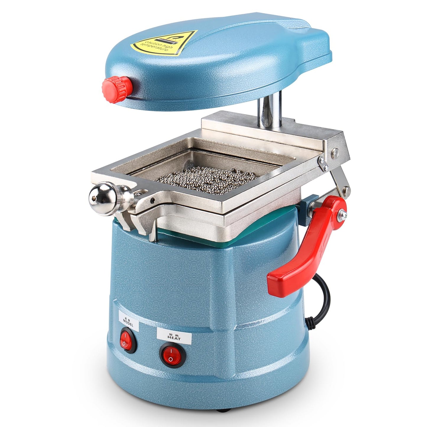 NORJIN Vacuum Forming Machine 110V, Lab Equipment Vacuum Suction Heat Molding Former with Steel Balls
