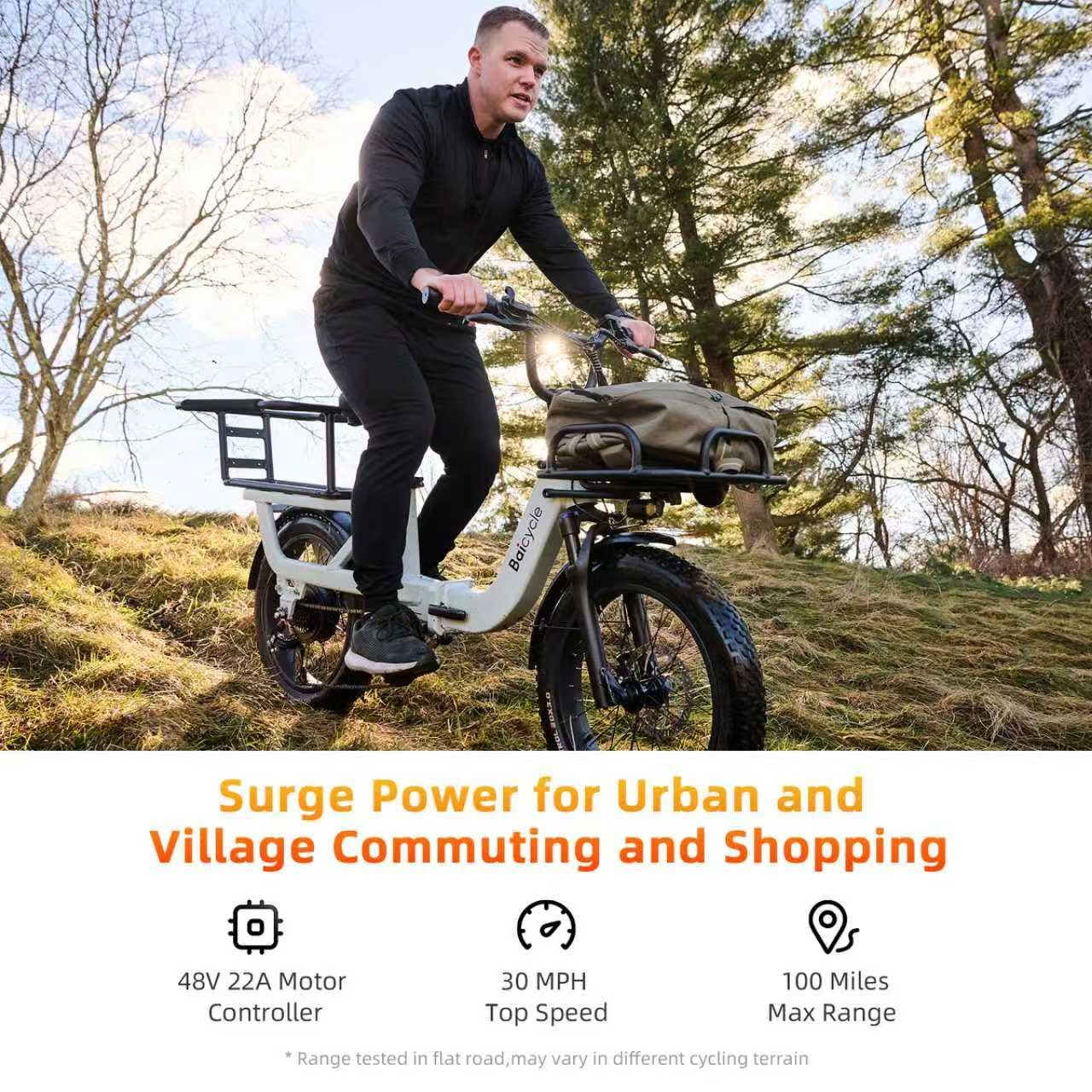 30 MPH Foldable Electric Bikes for Adults 1500W Peak Motor Ebike 20 inch Fat Tire E Bike with 100 Miles Max Range 48V Removable Battery Ebikes Electric Bicycle with Front Suspension 7 Speed E-bike