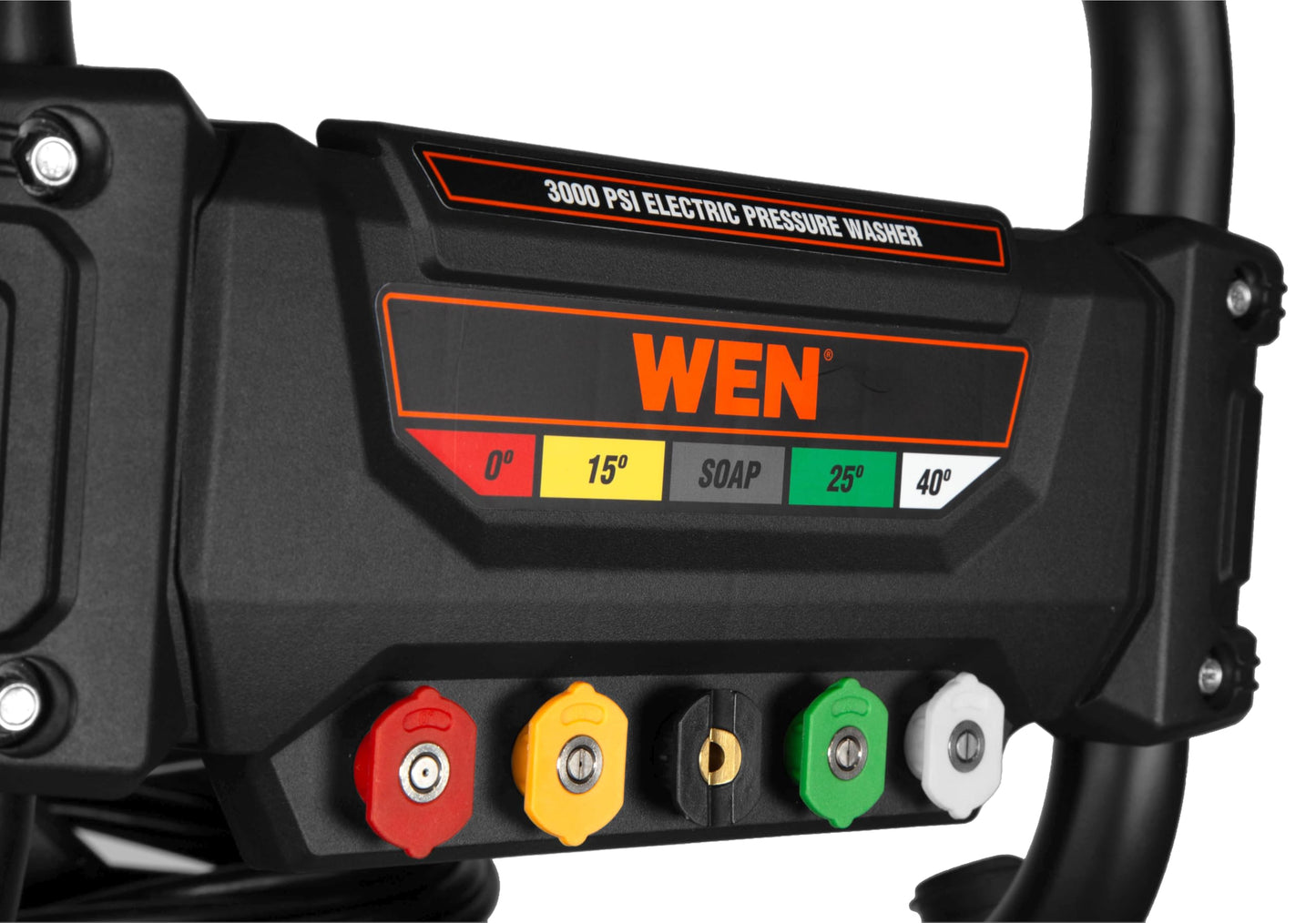 Wen 3000 PSI Brushless Electric Pressure Washer, 2.0 GPM with Onboard Detergent Tank (PW3000E)