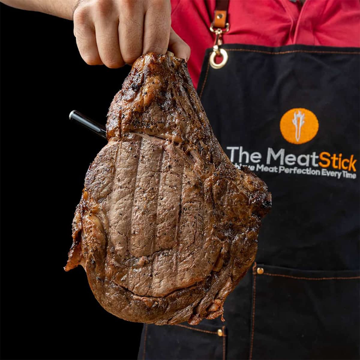MeatStick WiFi Pro Set | 2-Probe Package | Smart Wireless Meat Thermometer | Unlimited Range Digital Food Probe with Bluetooth | for Smoking, Grilling, BBQ, Air Fryer, Deep Frying, Oven, Rotisserie
