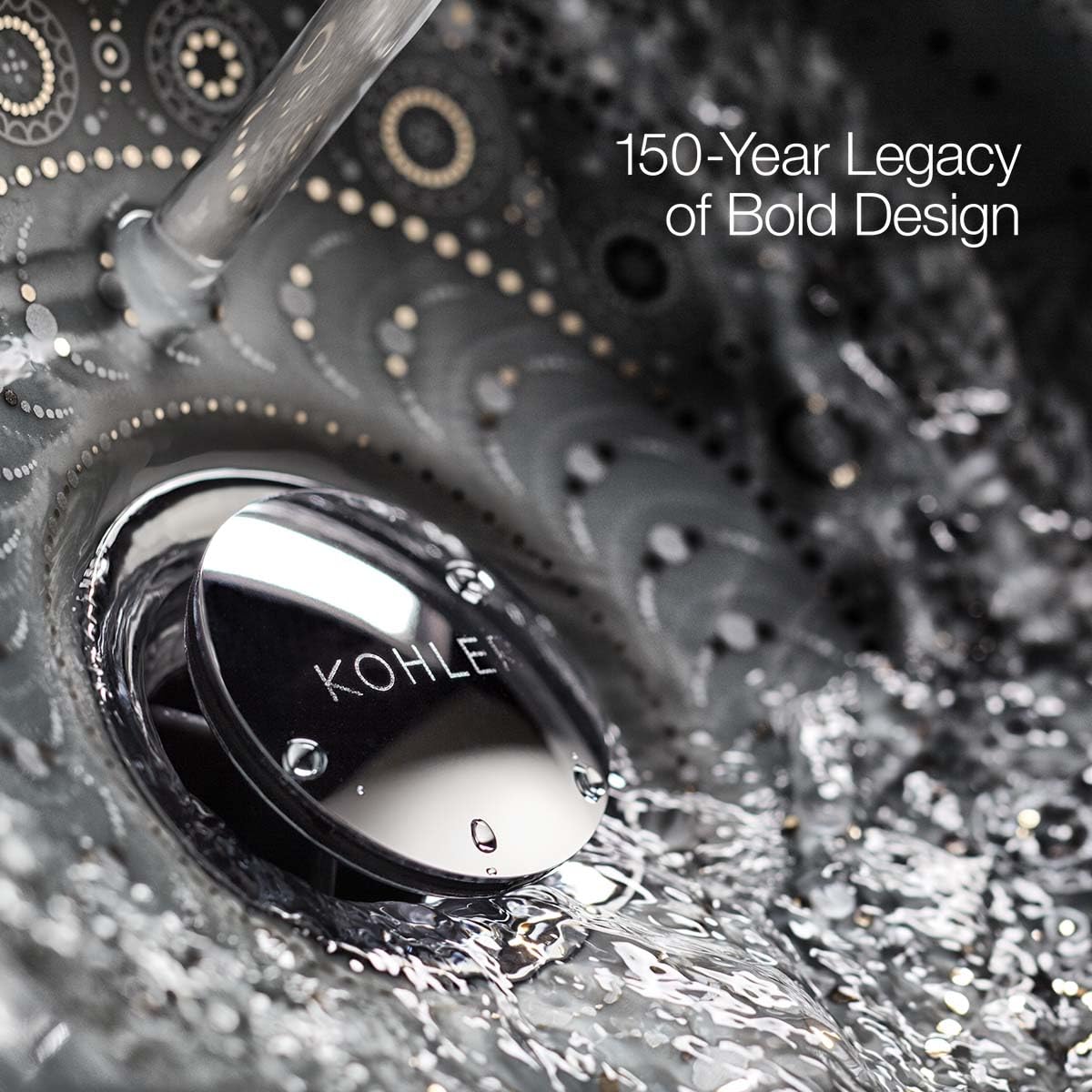 KOHLER K-REC22745-SD-BL Semi-Professional Kitchen Sink Faucets with Soap Dispenser, Commercial Kitchen Faucets with Pull Down Sprayer, Matte Black