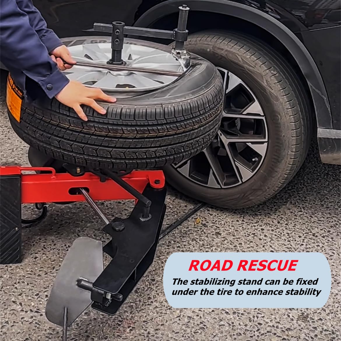 Manual Tire Changer Tire Machine Wheel Changers Machine Perfect for Outdoor & Mobile Car Repairs