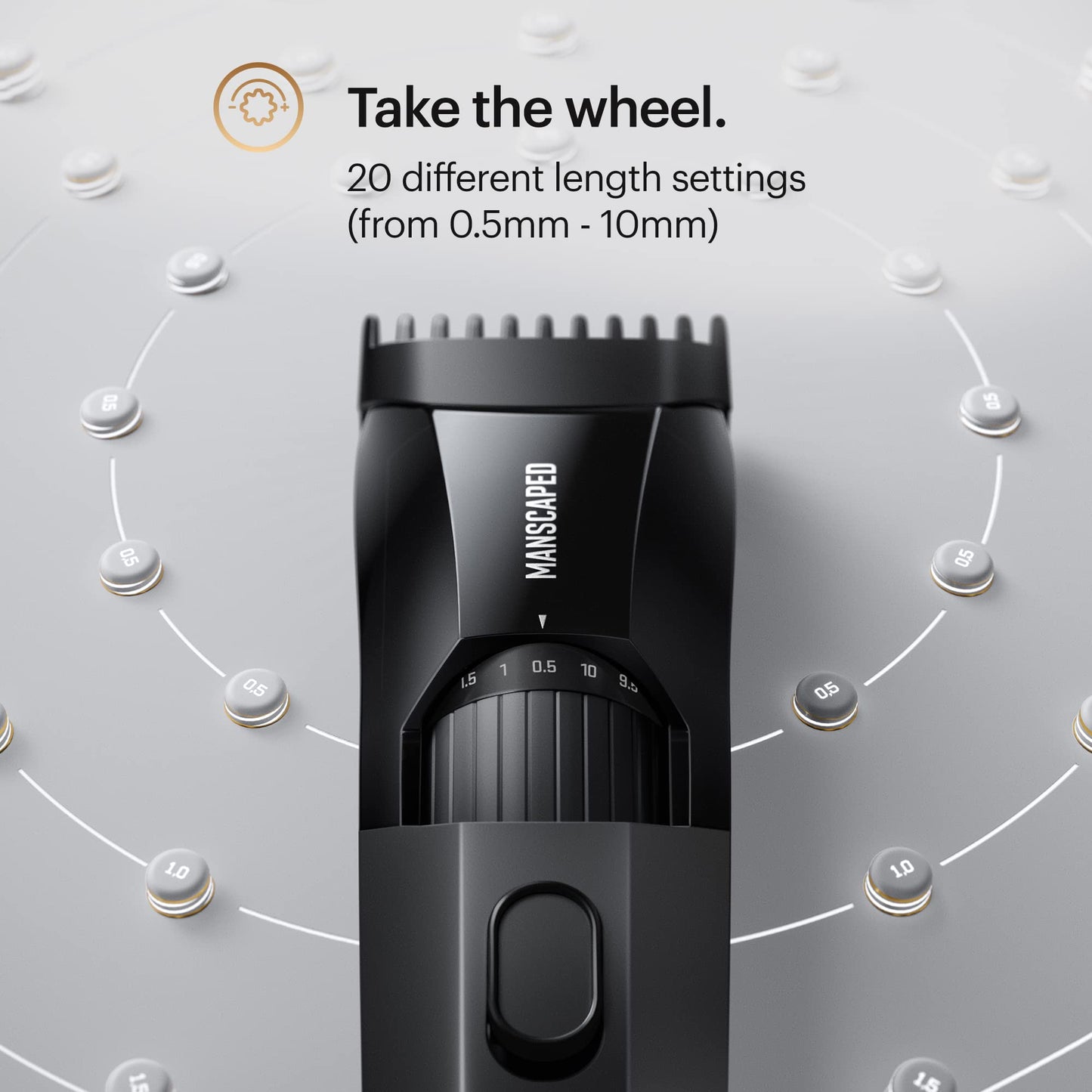 MANSCAPED® The Beard & Body Bundle 5.0 Contains: The Beard Hedger® Premium Precision Trimmer and The Lawn Mower® 5.0 Ultra Electric Groin & Body Hair Trimmer
