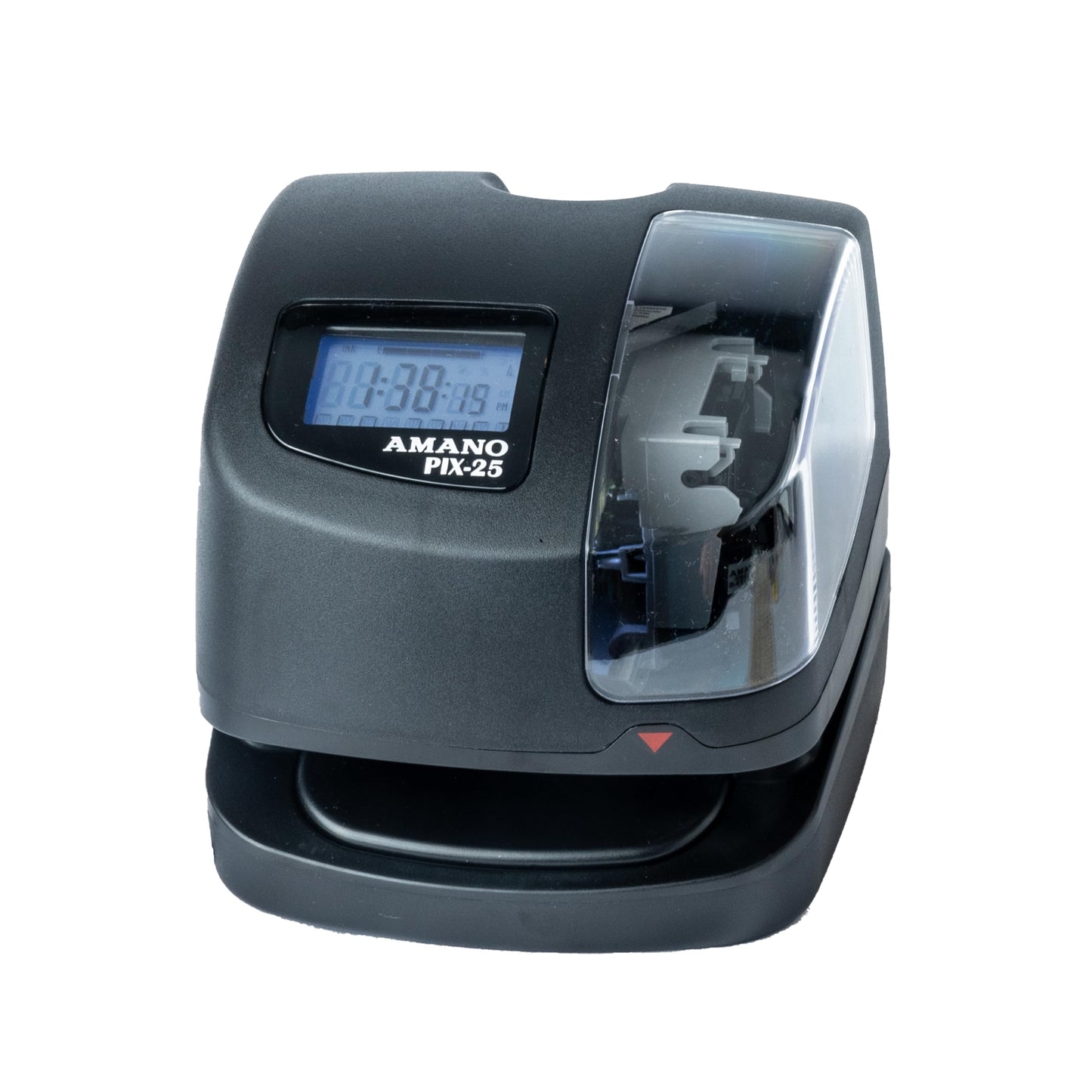 Amano PIX-25 Automatic Date & Time Stamp Machine — Digital Document Stamper for Office, Atomic Clock Accuracy, Electronic Time Clock for Employees, Made in USA