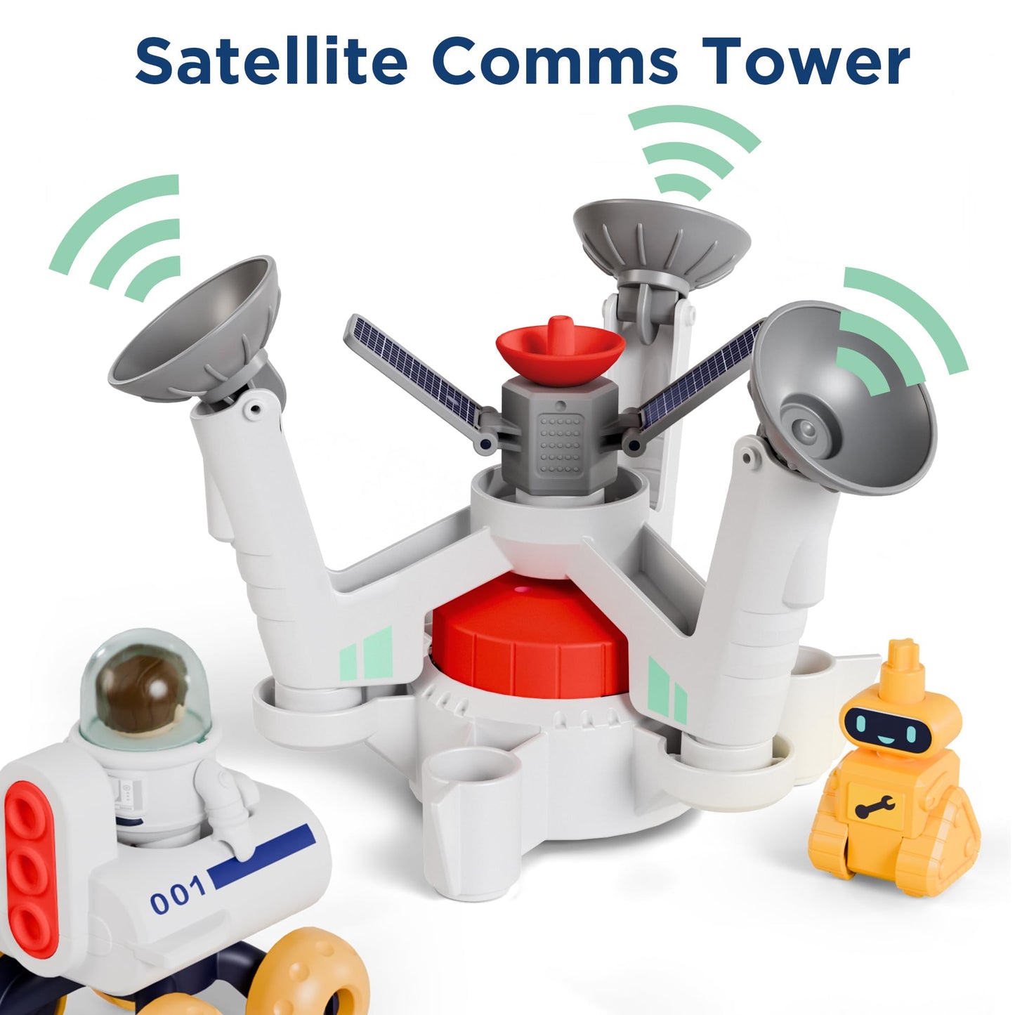 iPlay, iLearn Kids Space Toys, Spaceship Adventure Planet Playset W/ 2 Astronaut Rocket Shuttle, Boy Educational STEM Outer Space Solar System Toy, Cool Birthday Gift 3 4 5 6 7 8 Year Old Girl Toddler