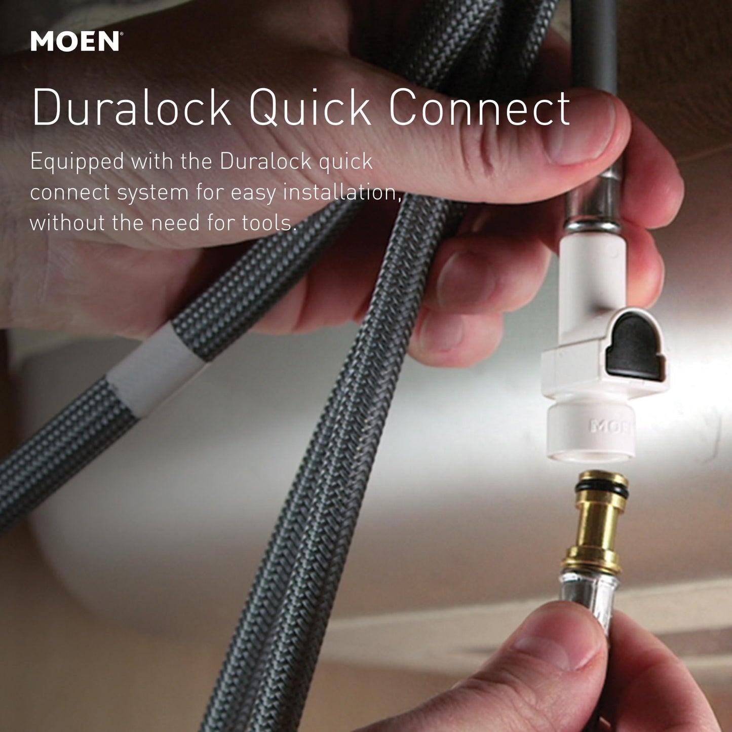 Moen Conneaut One Handle Pulldown Kitchen Sink Faucet with Reflex Docking and Power Clean, Spot Resist Stainless, 87801SRS