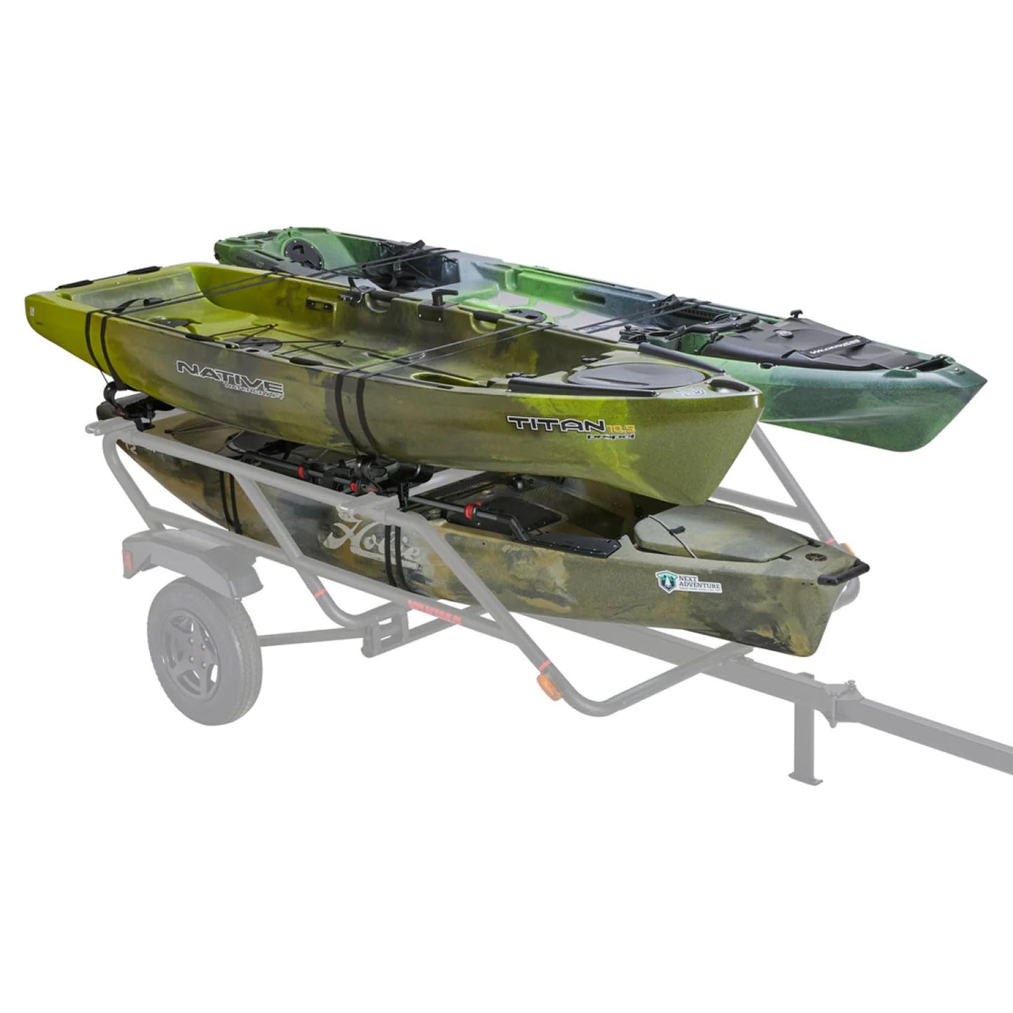 Yakima Universal BigCatch Kayak Fishing Boat Saddles, 150-Pound Load Capacity