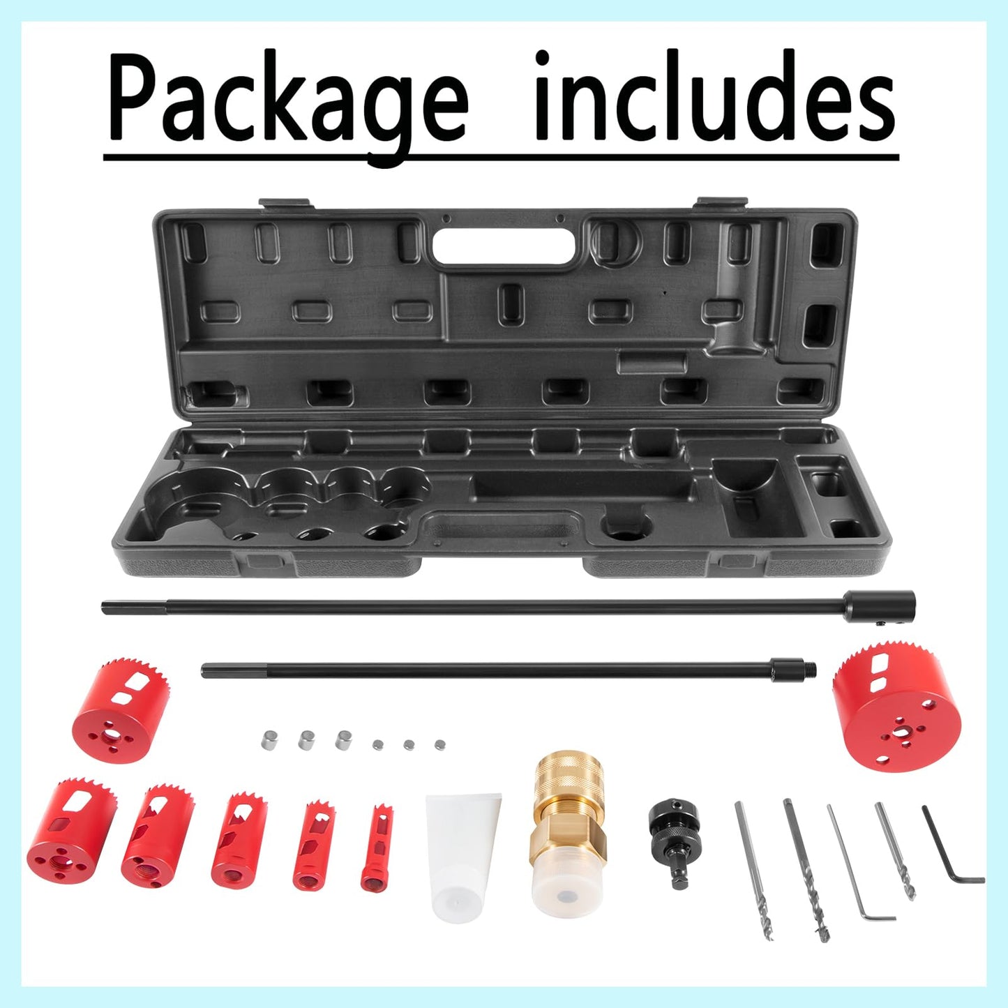 Bonbo 08350 DM3MECH Mechanical Hot Tapping Machine Complete Kit for NPT with Hole Saws or Arbor