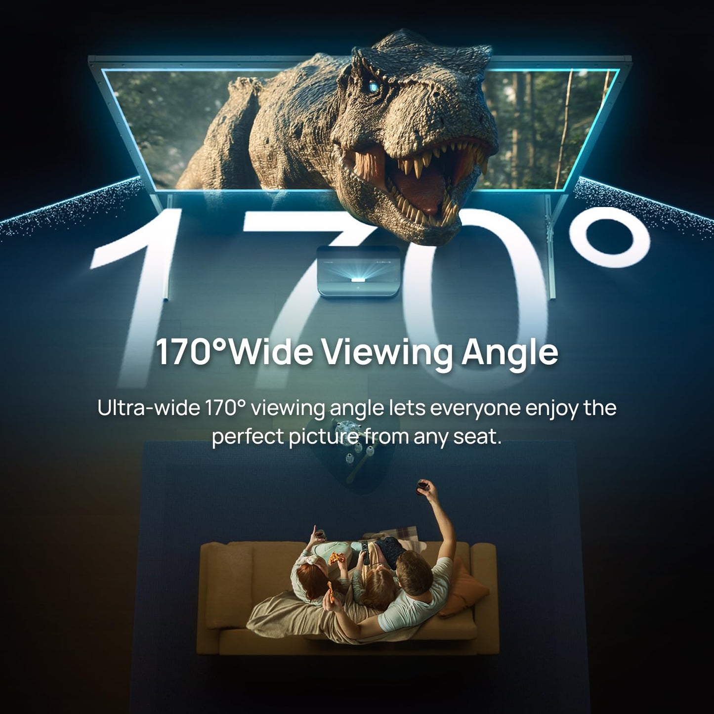 AWOL VISION Folding Outdoor Projector Screen with Stand (200 inches)，Outside Projection Screen 4K/8K UHD Support, Freestanding, Portable Alloy Frame, 16:9 HD, Lightweight for Camping, Backyard
