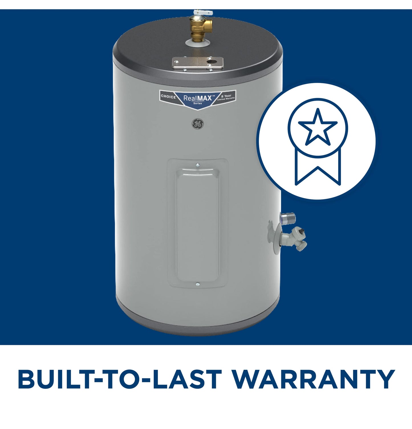 GE Appliances 18 Gallon Versatile Plug and Play Electric Water Heater with Adjustable Thermostat, Easily Installs Where You Want It, 120 Volt