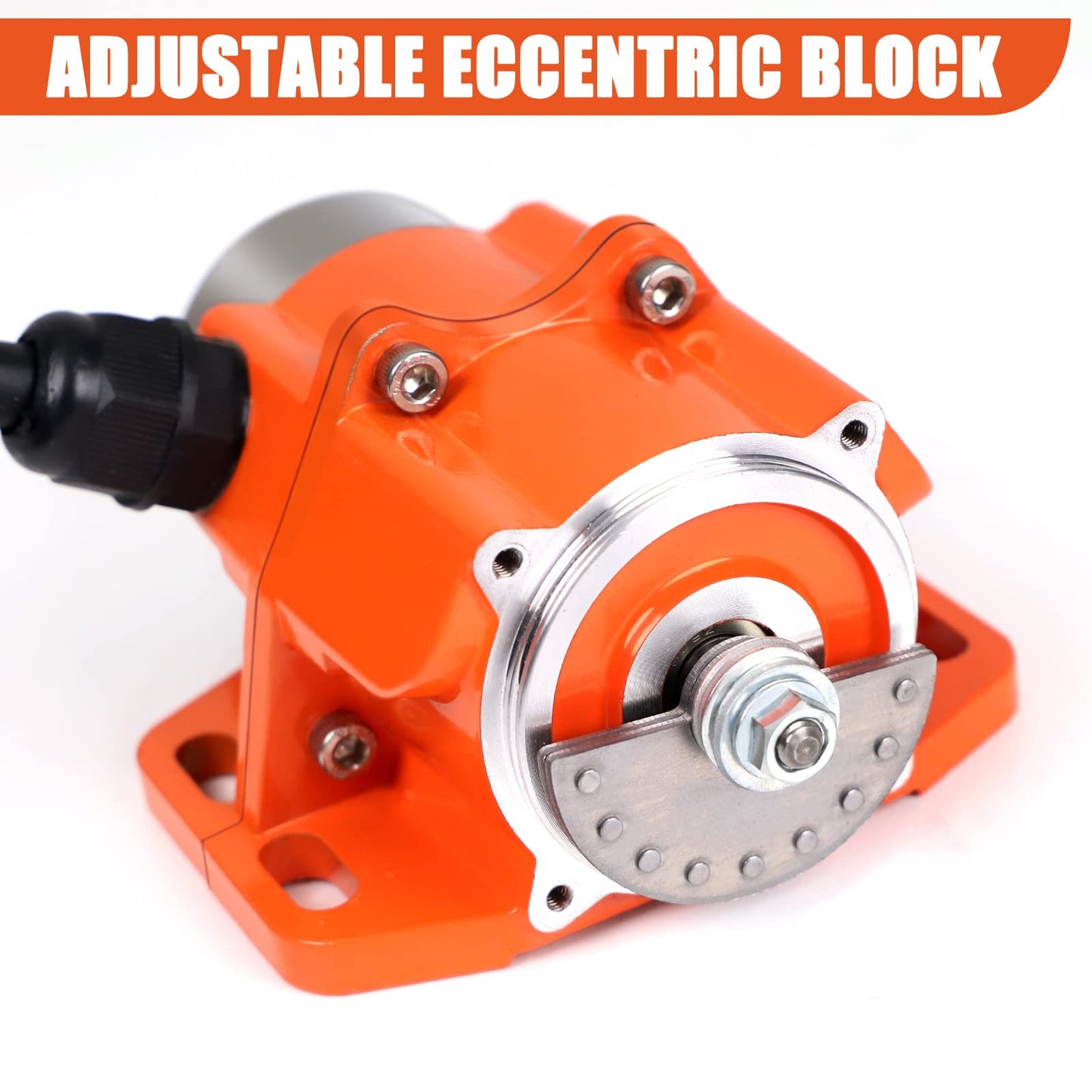 TOAUTO Concrete Vibrator Vibration Motor 30W Single Phase AC 110V 3600rpm Aluminum Alloy Case Vibrating Motor for Shaker Table