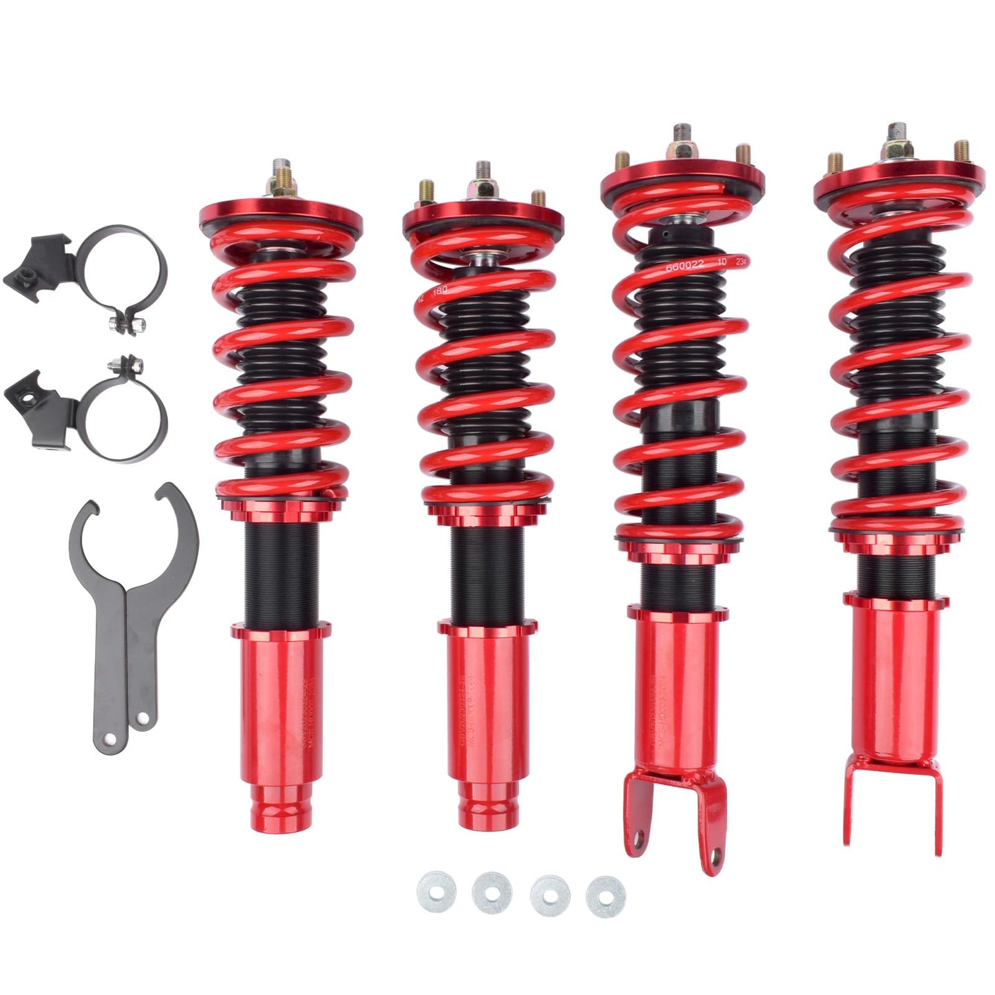 GELUOXI Coilover Height Adjustable Suspension Shocks Kit Replacement for Honda Civic 1988-2000 CRX 1988-1991 Acura Integra 1990-2001