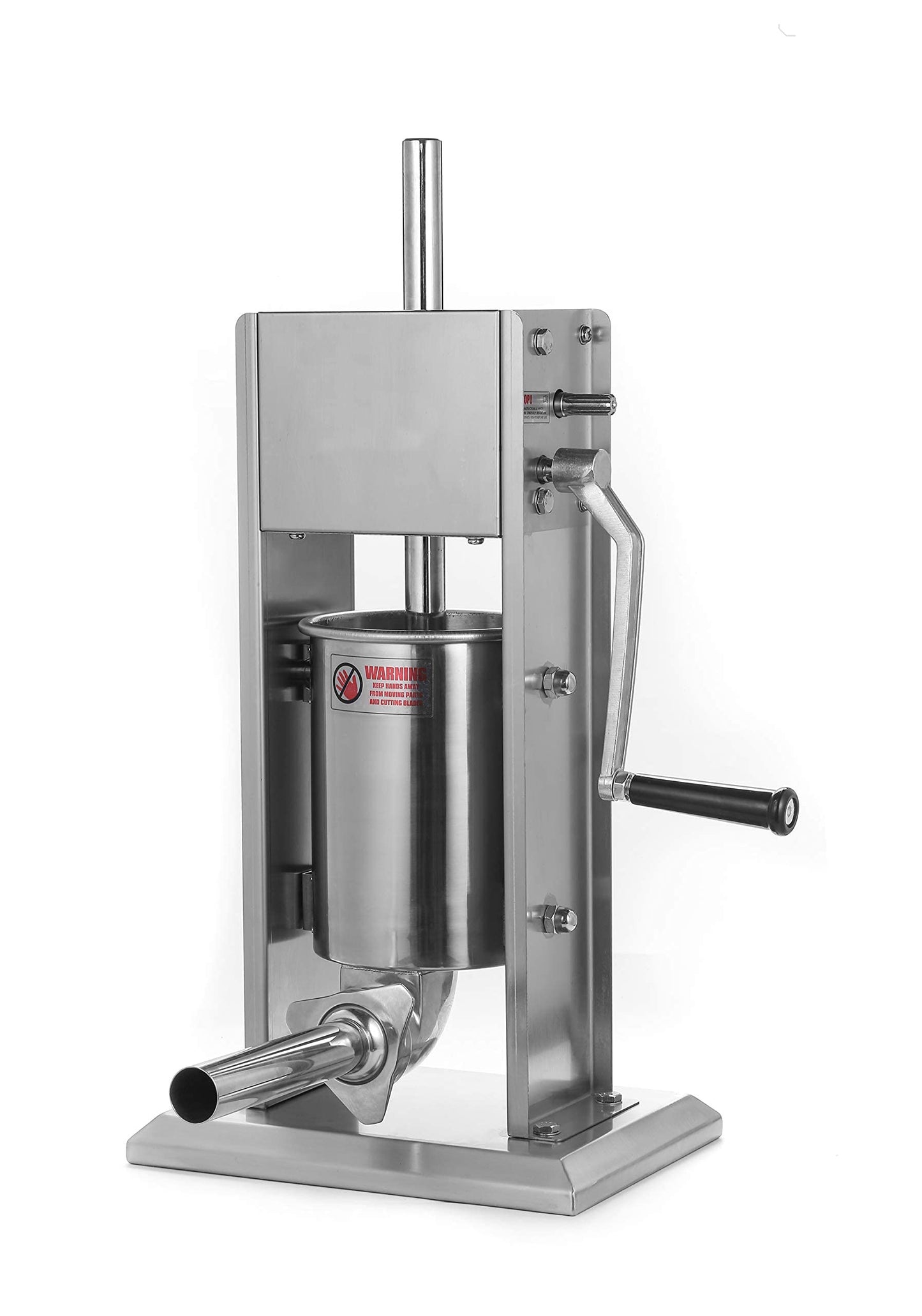 Stainless Steel Vertical Sausage Stuffer,Sausage Stuffer Machine,Sliver,Dual Speed, Easy Clean Up Sausage Maker (7Lb/3L),Deer Processing Equipment,Maquina Para Hacer Churros