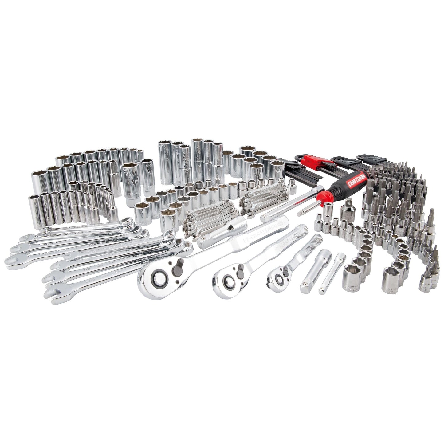 Craftsman 262-Piece Mechanic Tool Set with 3-Drawer VERSASTACK Box, SAE and Metric Socket Set, Car and Motorcycle Tool Kit with Combination Wrenches and Spark Plug Sockets (CMMT45309)