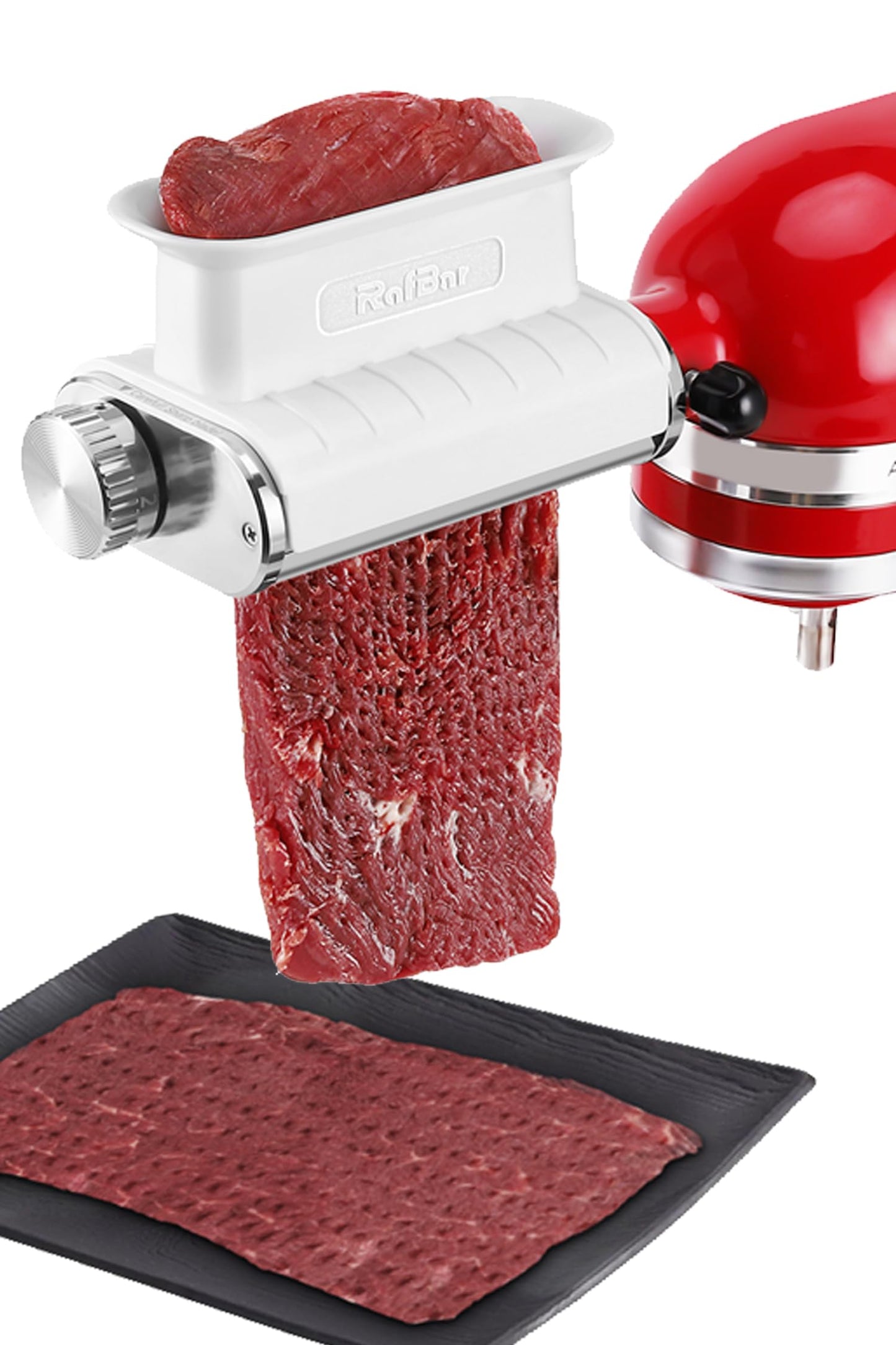 Meat Tenderizer Attachment for KitchenAid, Tenderizer Machine for Kitchen aid & Cuisinart SM50 Stand Mixers, Meat Tenderizer Tool, All Parts Dishwasher Safe