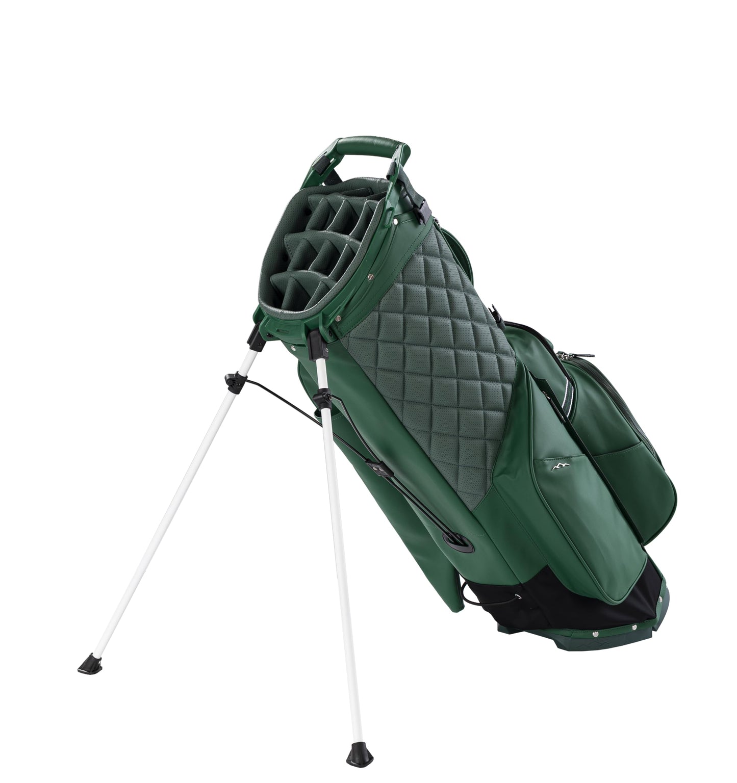 Sun Mountain Men's Matchplay LS Lightweight Stand Golf Bag 14-Way Top - 9 Pockets, Dual Strap System, Push & Electric Cart Compatible Compression Base, 2025 Model - Green Jacket-Fairway