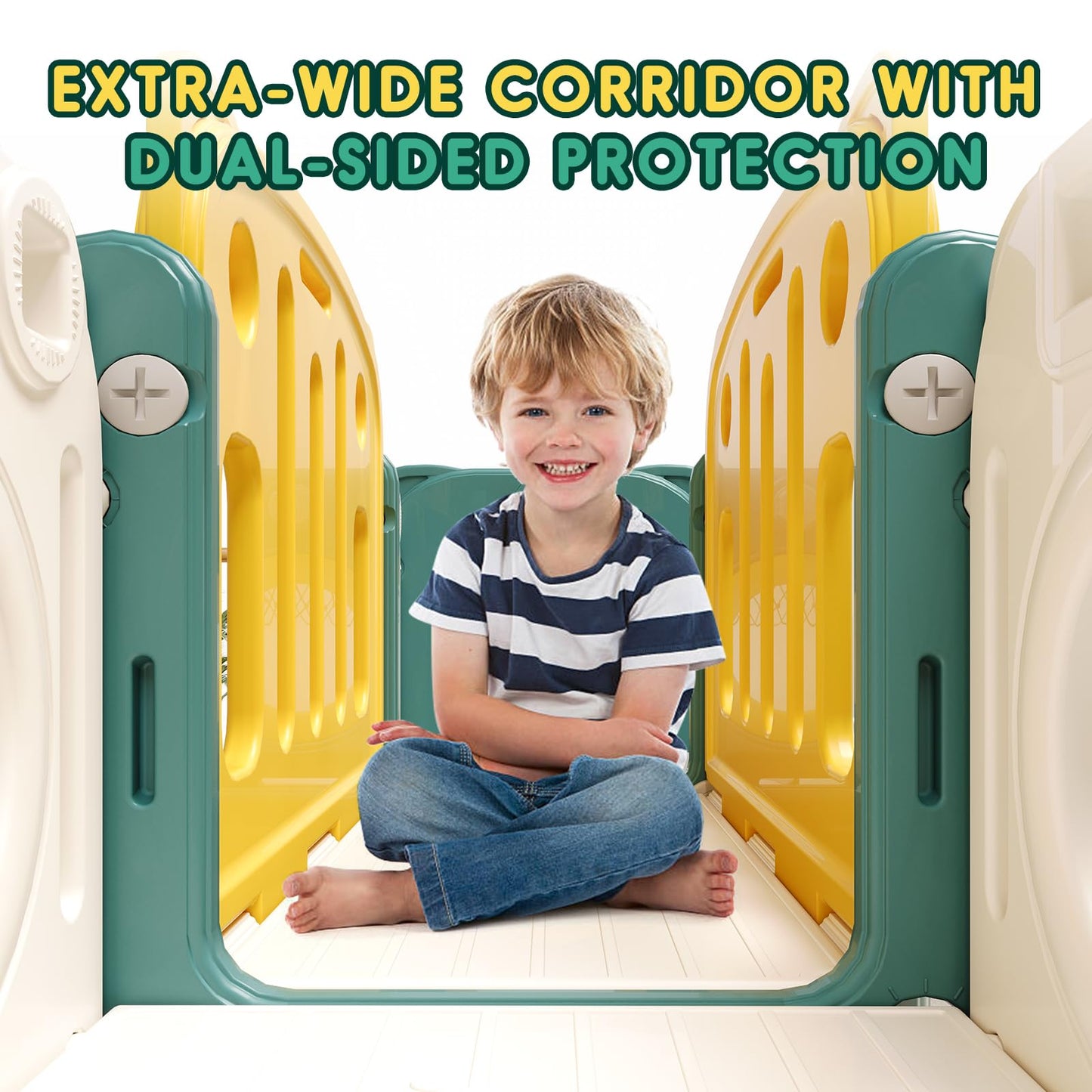 8 in 1 Toddler Slide Set, Kids Slide for Toddlers, Toddler Climber Slide PlaySet with Basketball Hoop,Outdoor Indoor Playground for Toddlers Upgraded