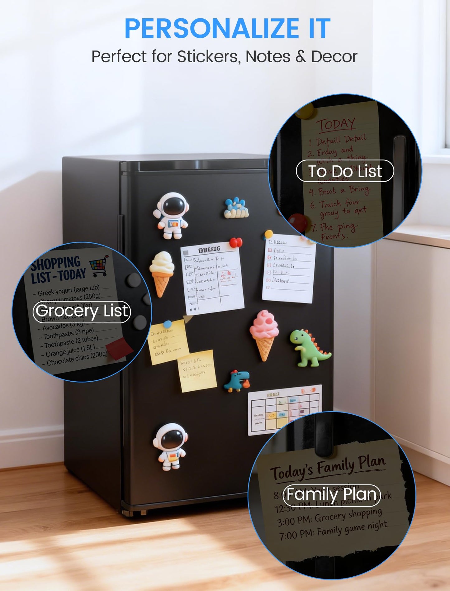 COWSAR 4.4 Cu.Ft Dorm Fridge, Single Reversible Door Compact Refrigerator with Adjustable Thermostat, Removable Glass Shelves, Energy Efficient Commercial Fridge for Bedroom Dorm Office, Black