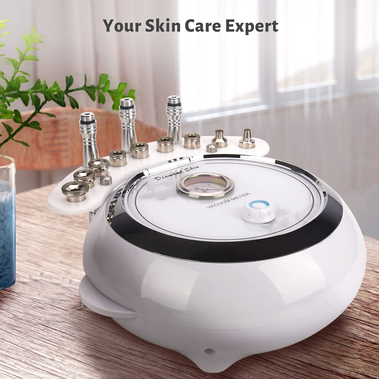 3 in 1 Diamond Microdermabrasion Machine, Yofuly 65-68cmHg Suction Power Professional Dermabrasion Equipment for Facial Skin Care