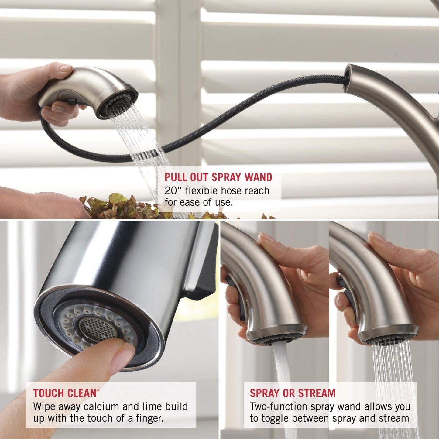 Delta Faucet Linden Single-Handle Kitchen Sink Faucet with Pull Out Sprayer, Chrome 4153-DST, 12.38 x 5.00 x 12.38 inches